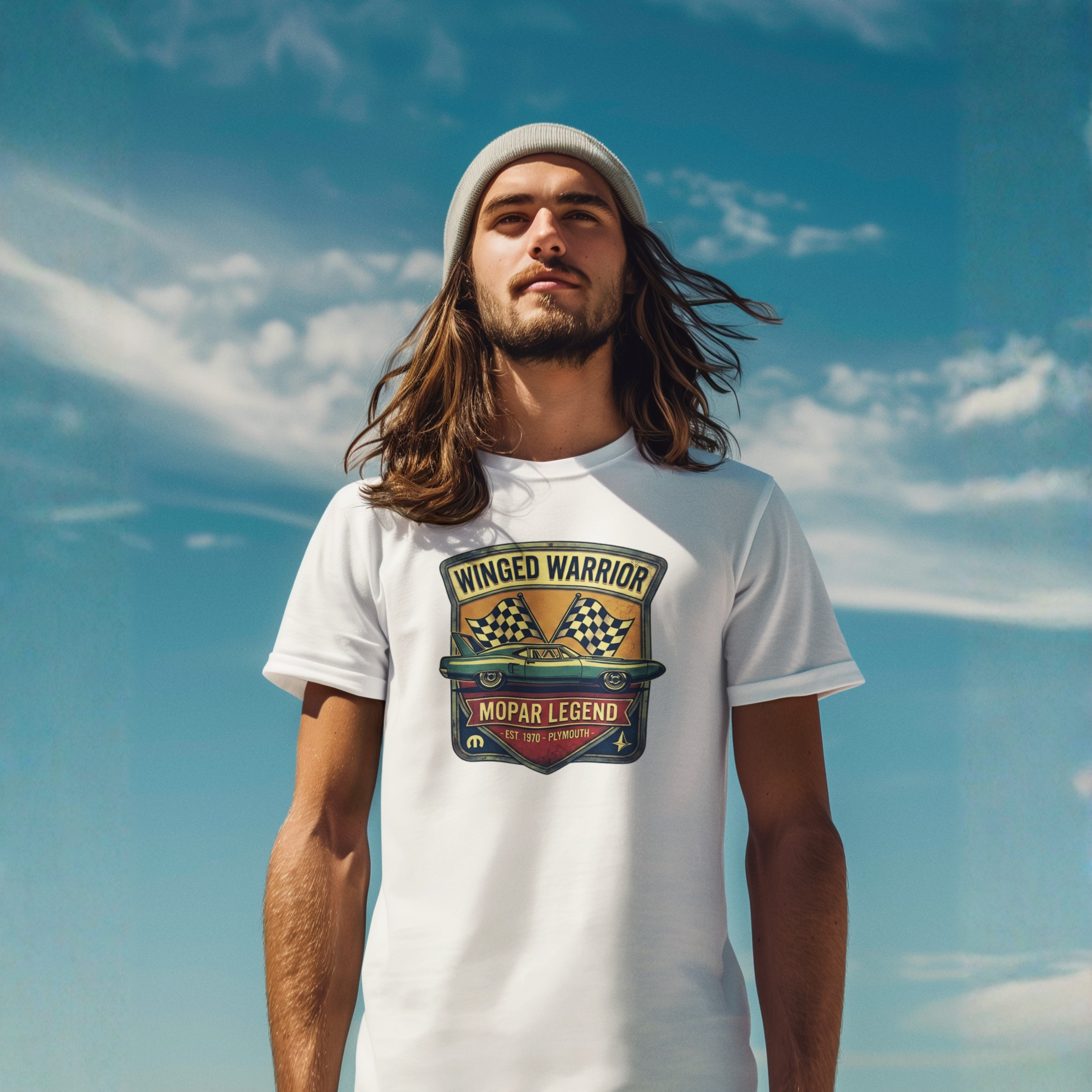 Winged Warrior Mopar Legend Shirt - Vintage Muscle Tee