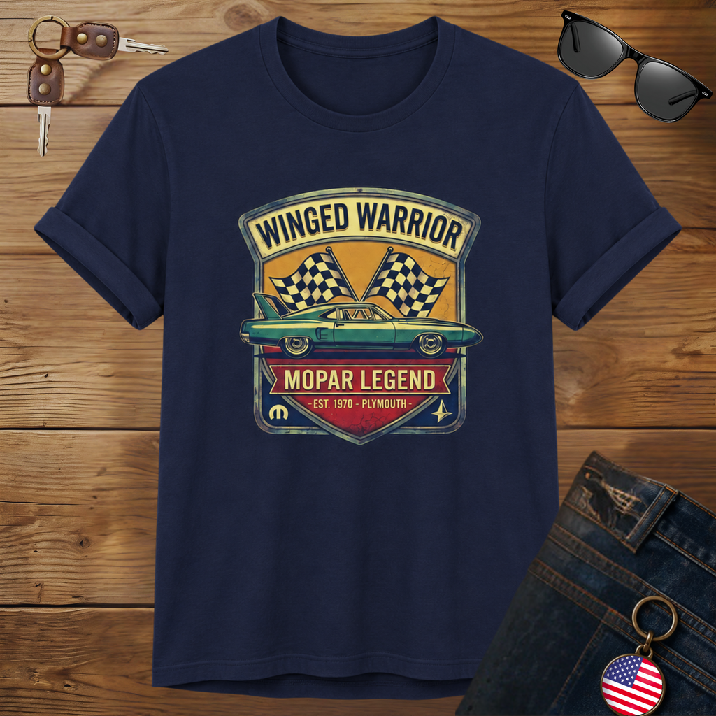 Winged Warrior Mopar Legend Shirt - Vintage Muscle Tee