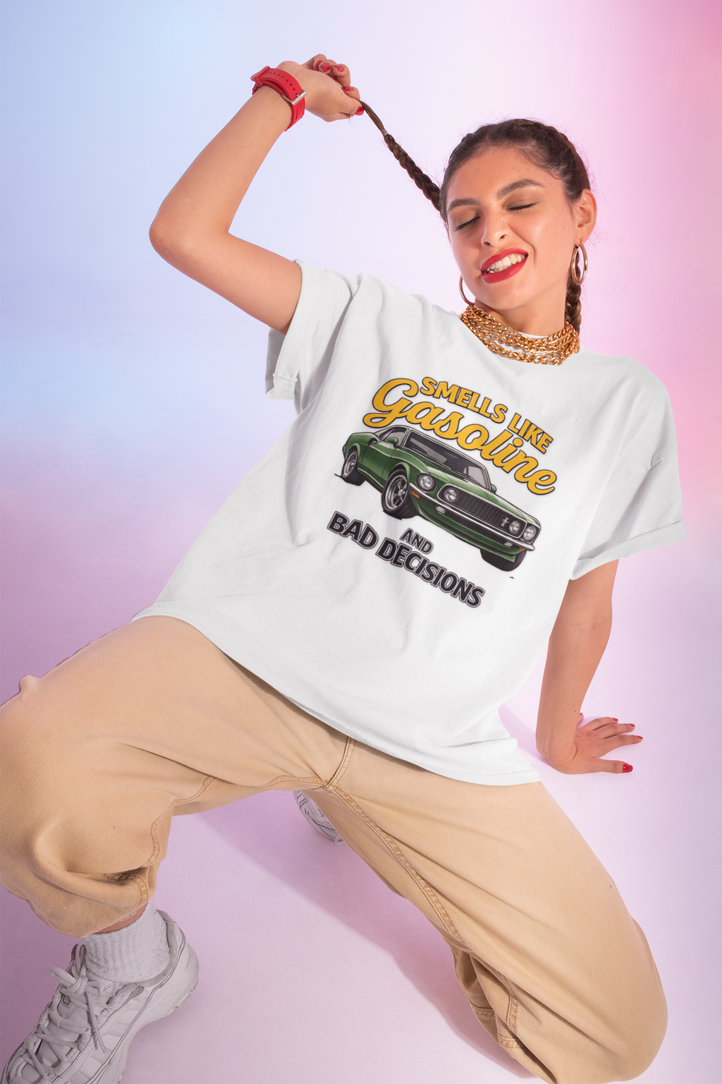 Smells Like Gasoline And Bad Decisions T-Shirt