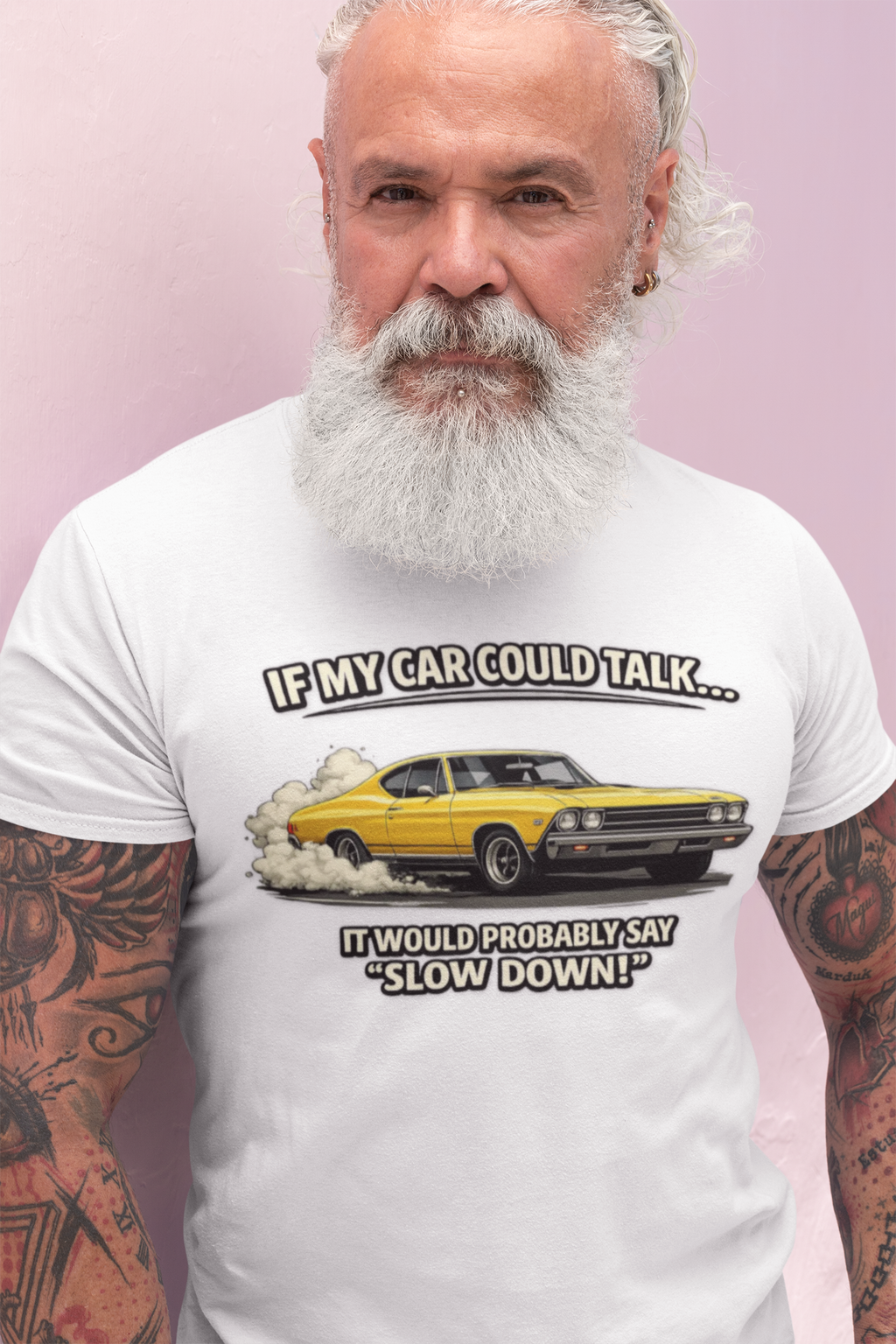 Classic Car Humor T-Shirt – Slow Down Vintage Tee