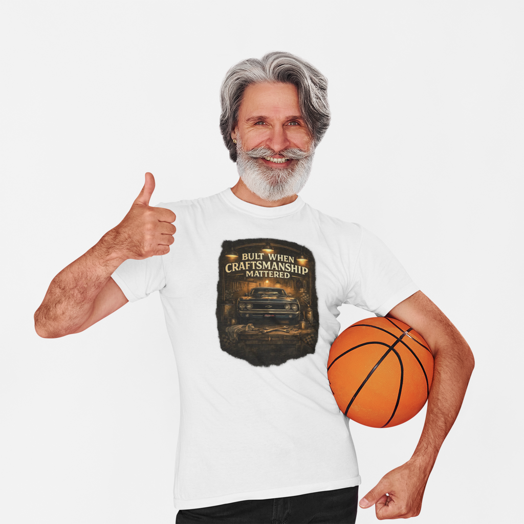 Vintage Muscle Car T-Shirt –Classic Craftsmanship Tee