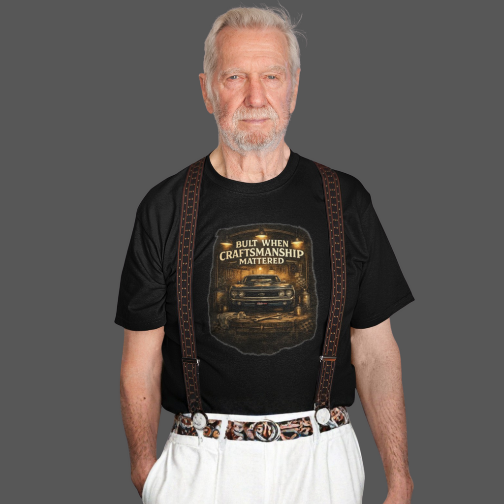 Vintage Muscle Car T-Shirt –Classic Craftsmanship Tee