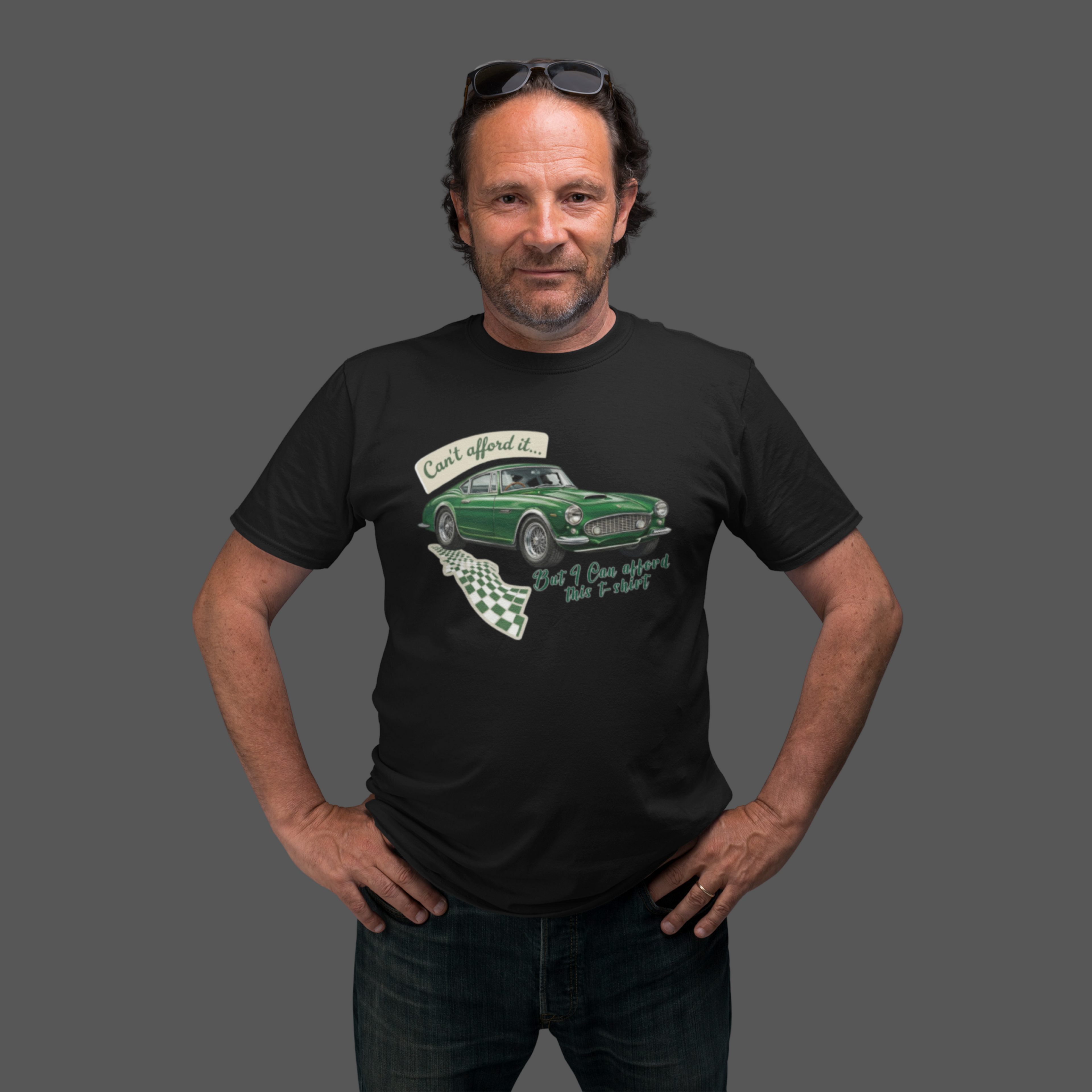 Vintage Sports Car T-Shirt – Can’t Afford It Tee
