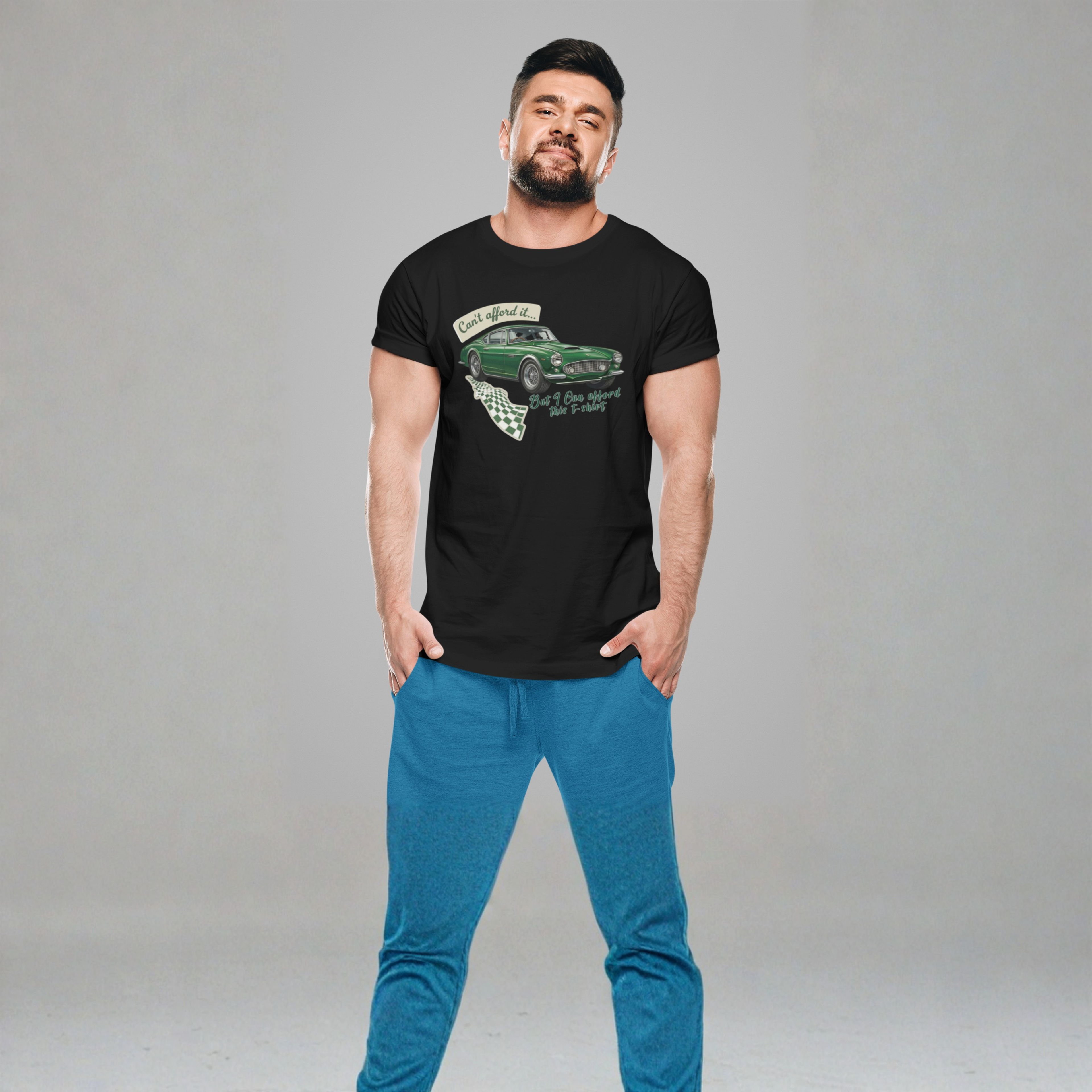 Vintage Sports Car T-Shirt – Can’t Afford It Tee