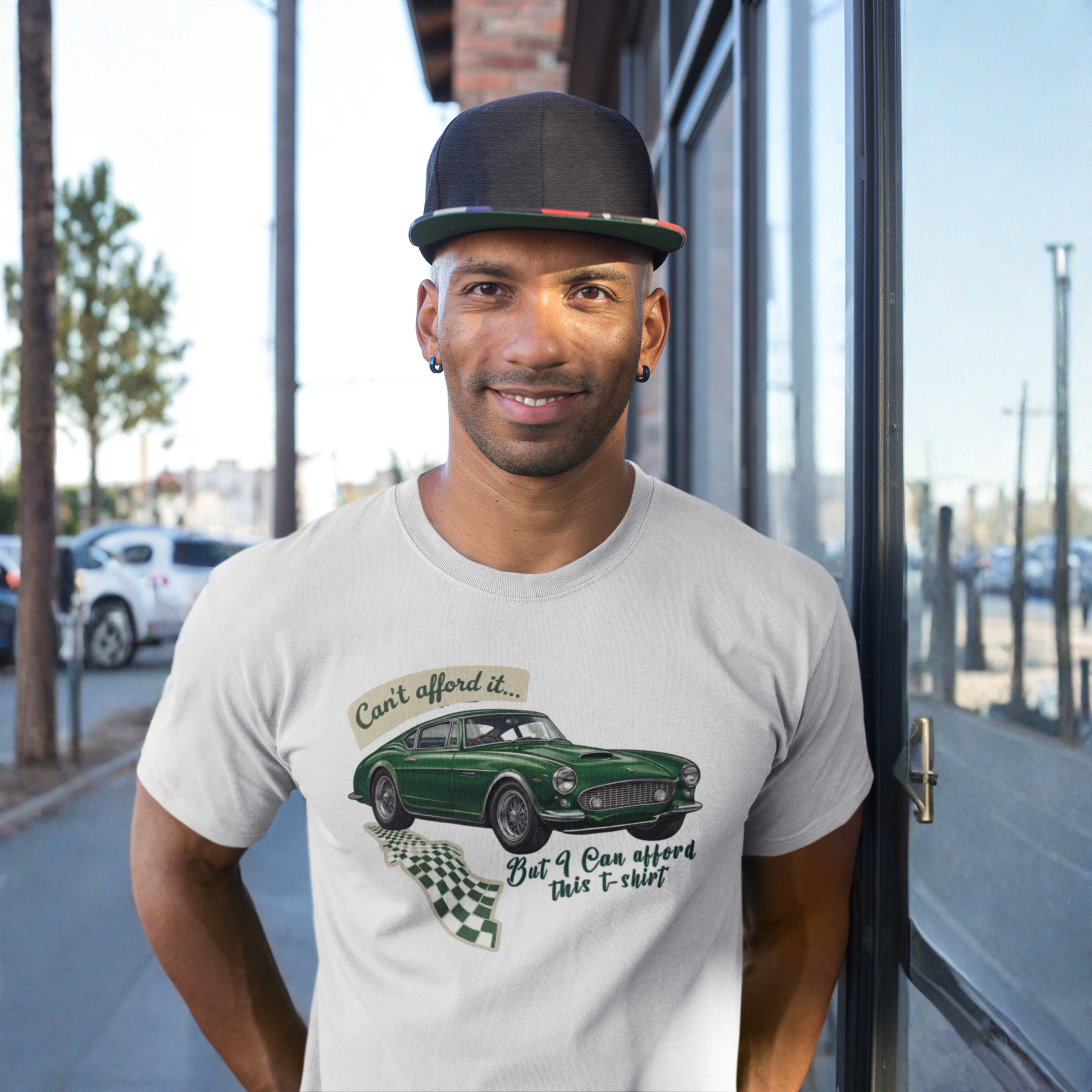 Vintage Sports Car T-Shirt – Can’t Afford It Tee
