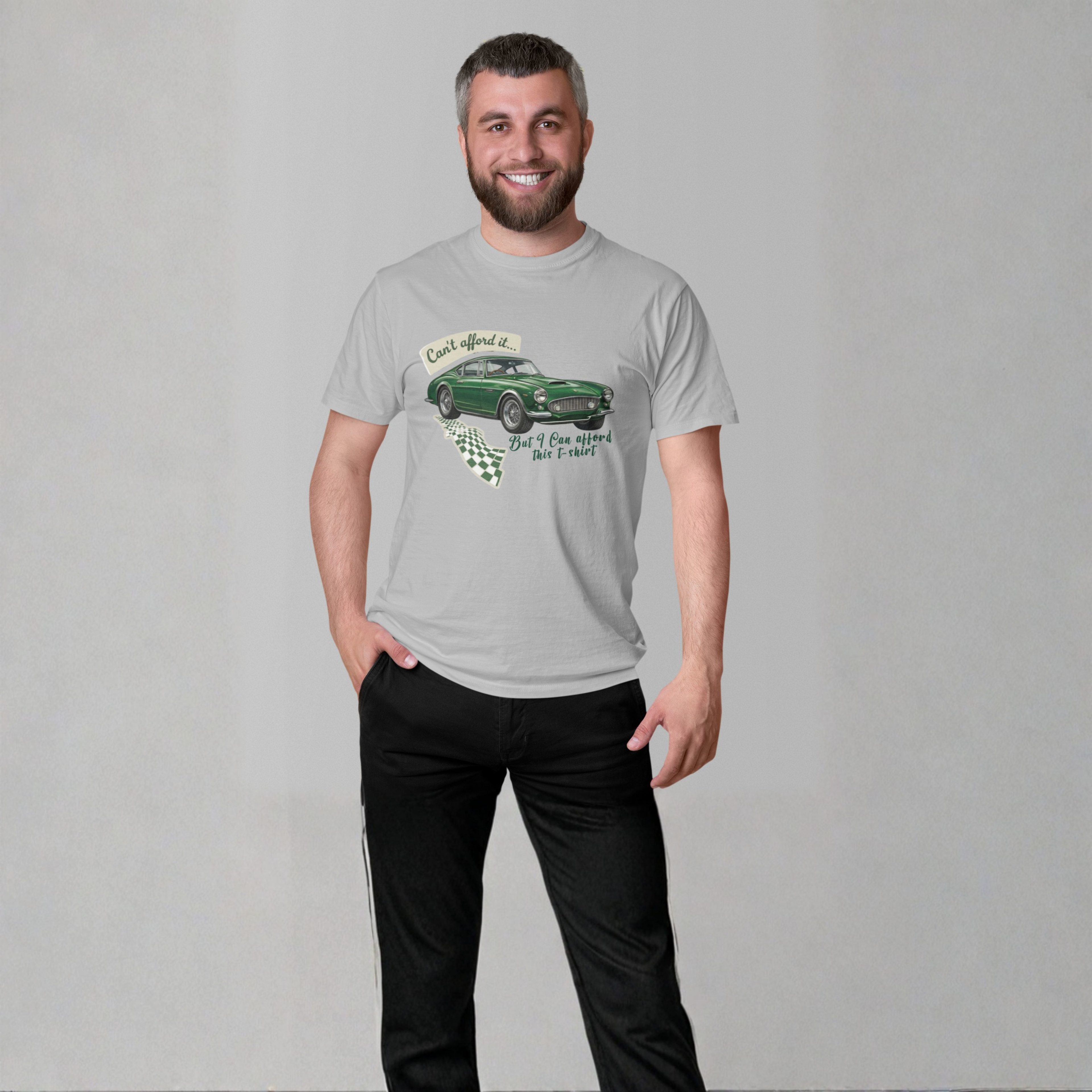 Vintage Sports Car T-Shirt – Can’t Afford It Tee