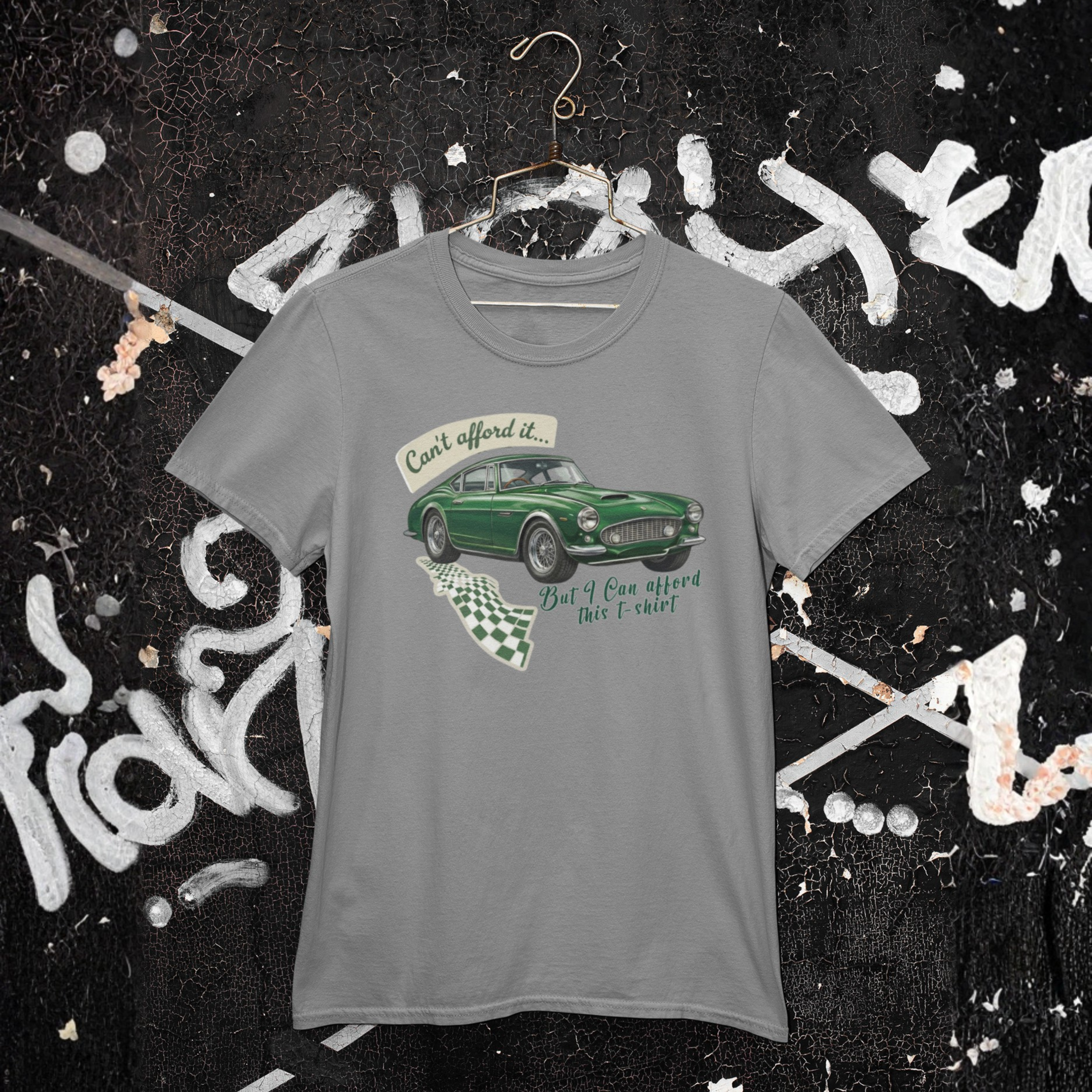 Vintage Sports Car T-Shirt – Can’t Afford It Tee