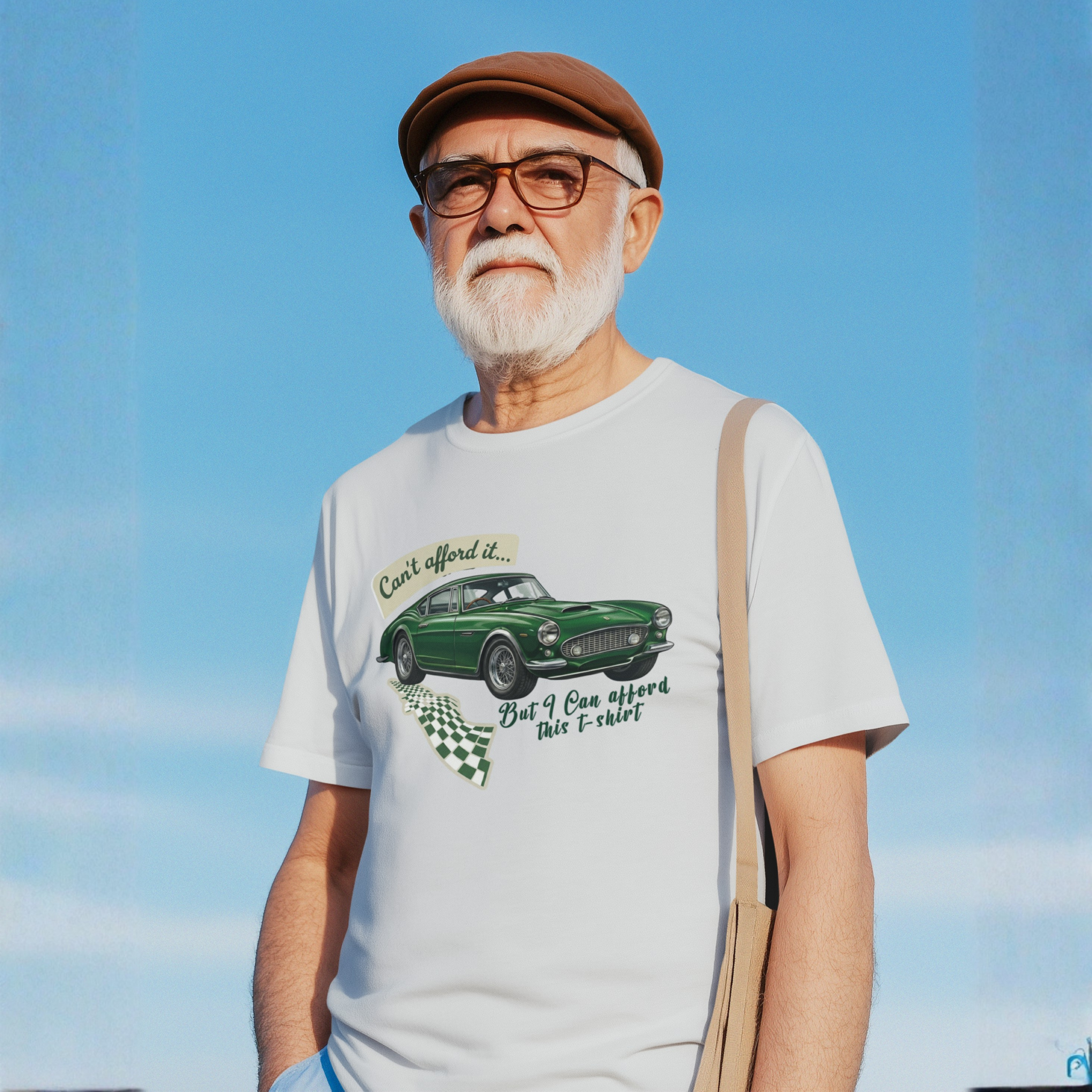 Vintage Sports Car T-Shirt – Can’t Afford It Tee