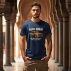 Vintage Car 'Runs Great' Tee | Classic Hot Rod Graphic Shirt