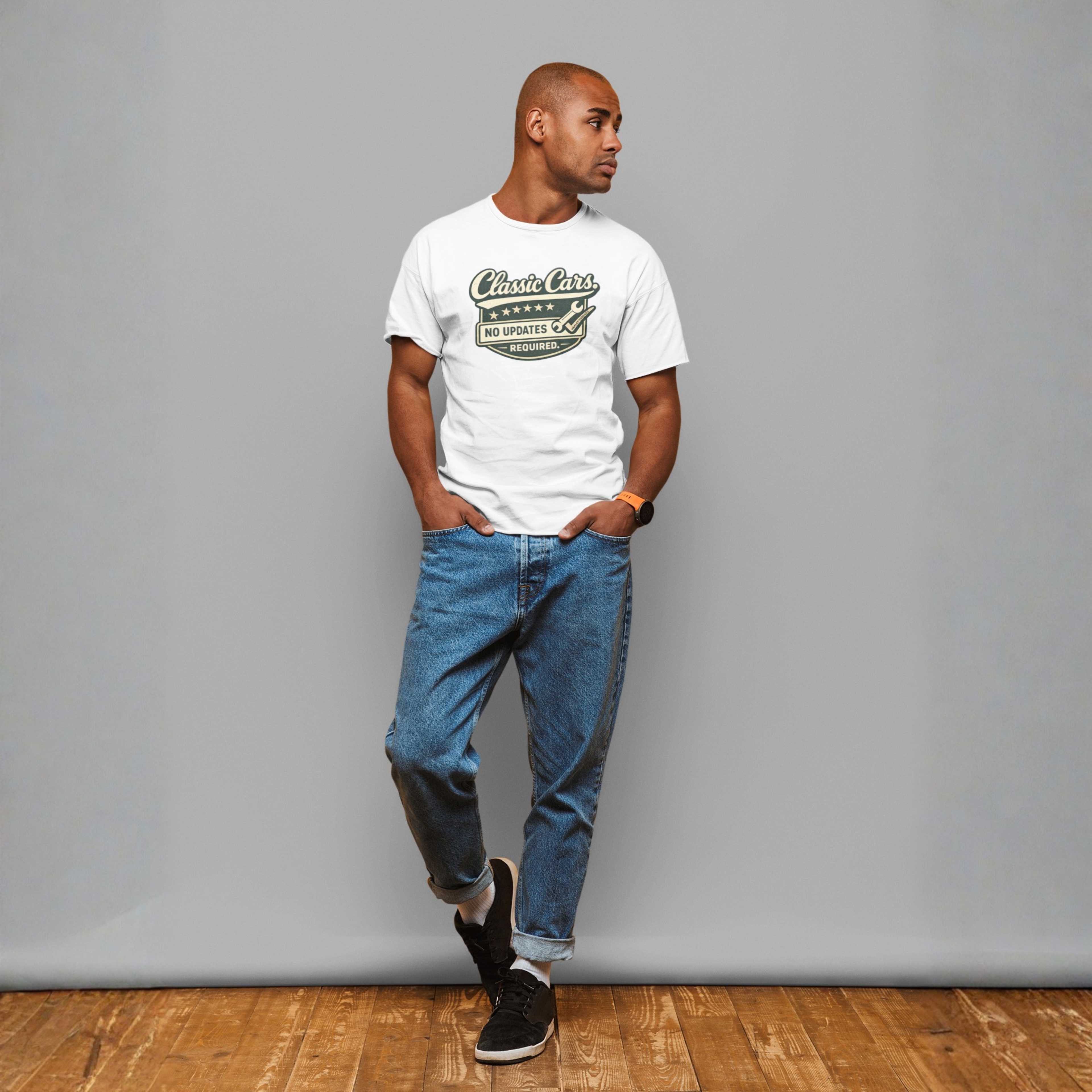 Classic Car T-Shirt – No Updates Required Tee