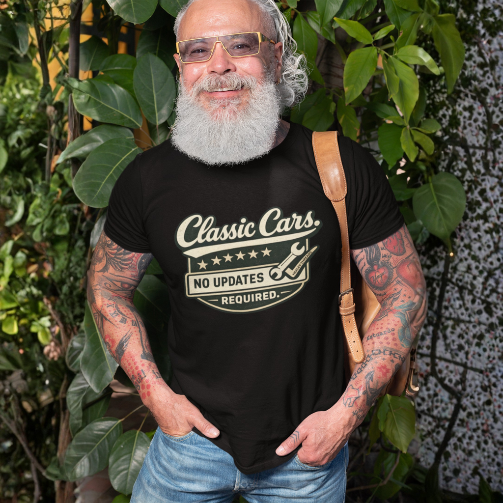 Classic Car T-Shirt – No Updates Required Tee