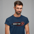 Save the Manual T-Shirt – Retro Shift Pattern Tee