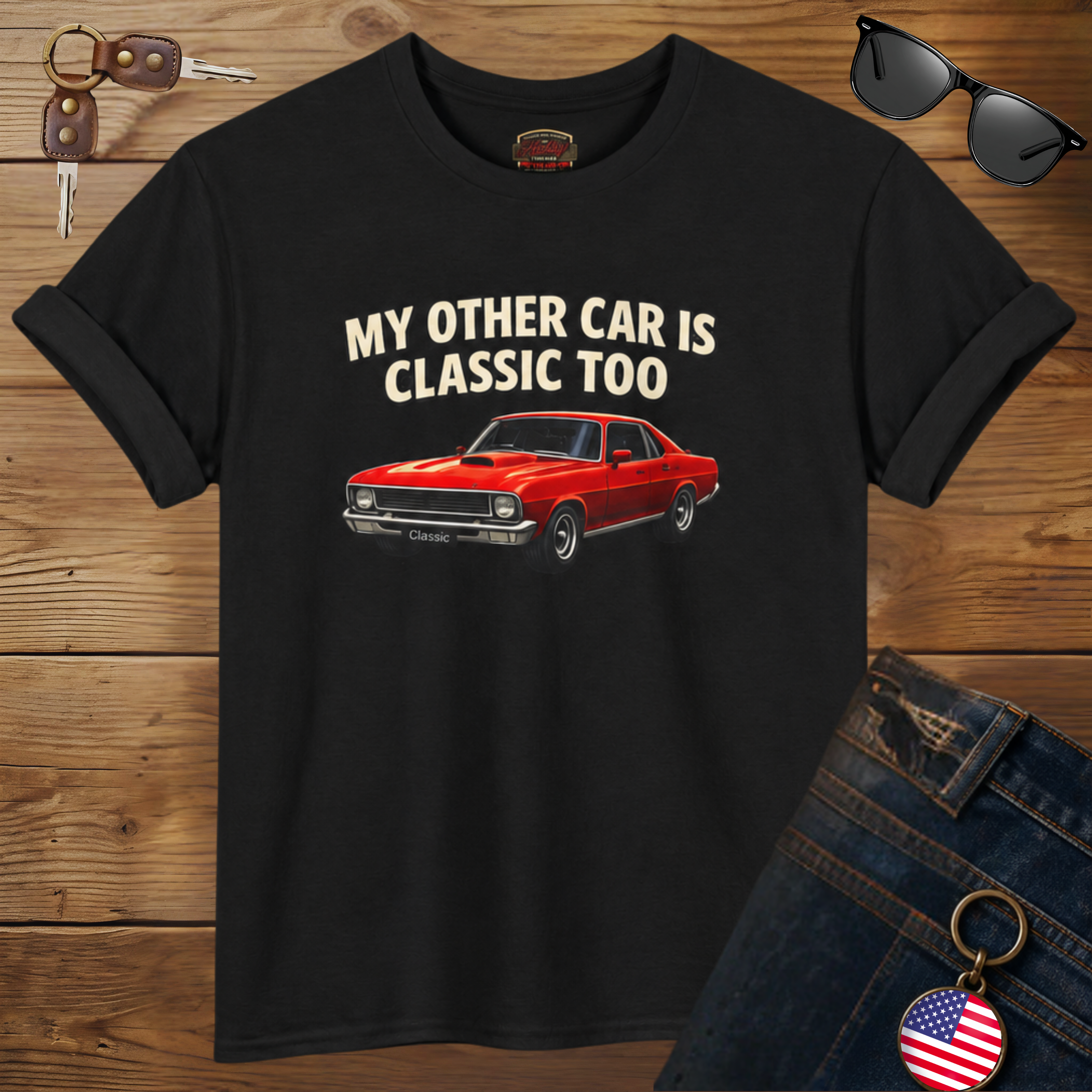 Classic Car T-Shirt – My Other Car Is Classic Too