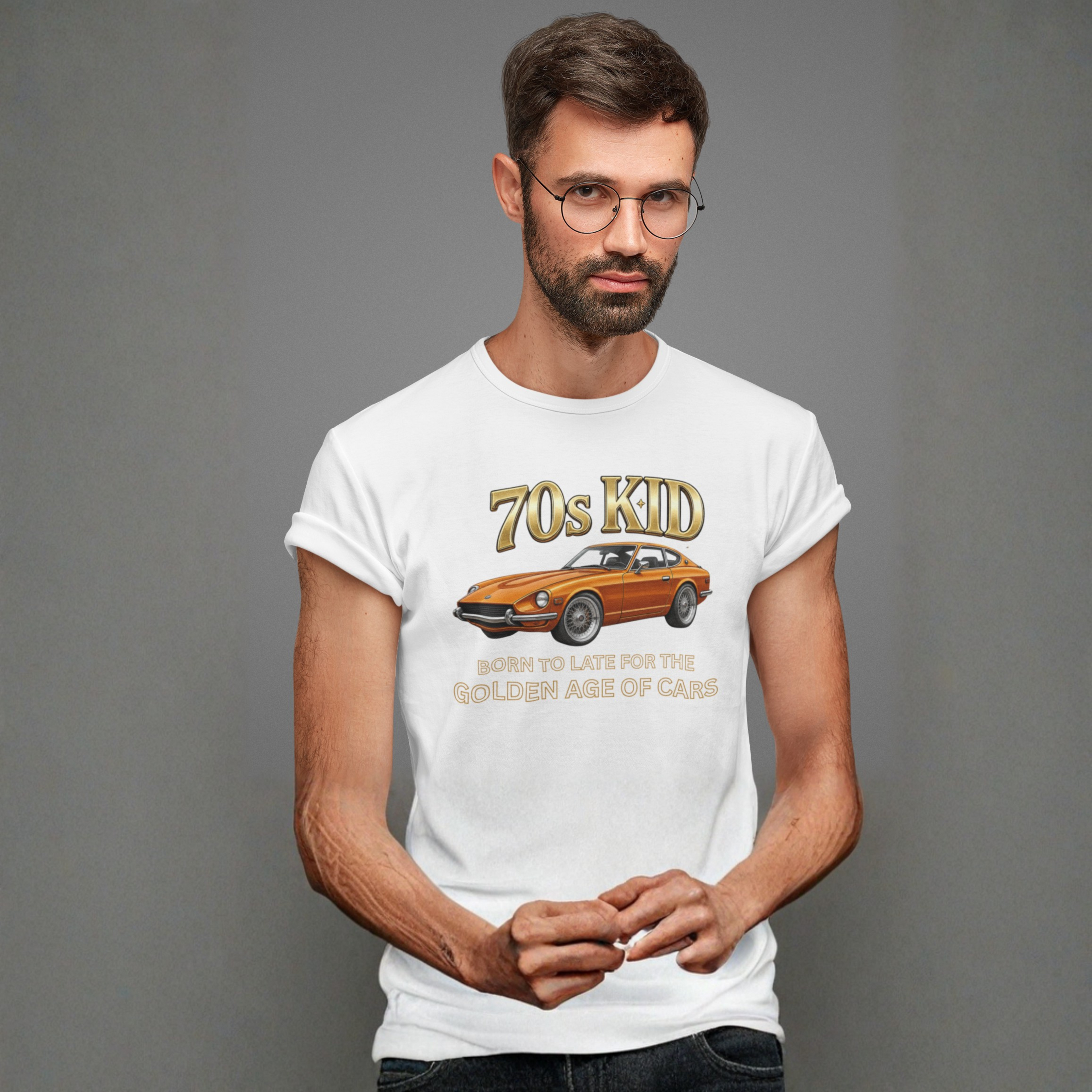 70s Kid Classic Car T-Shirt - Vintage Datsun 240Z Graphic Tee