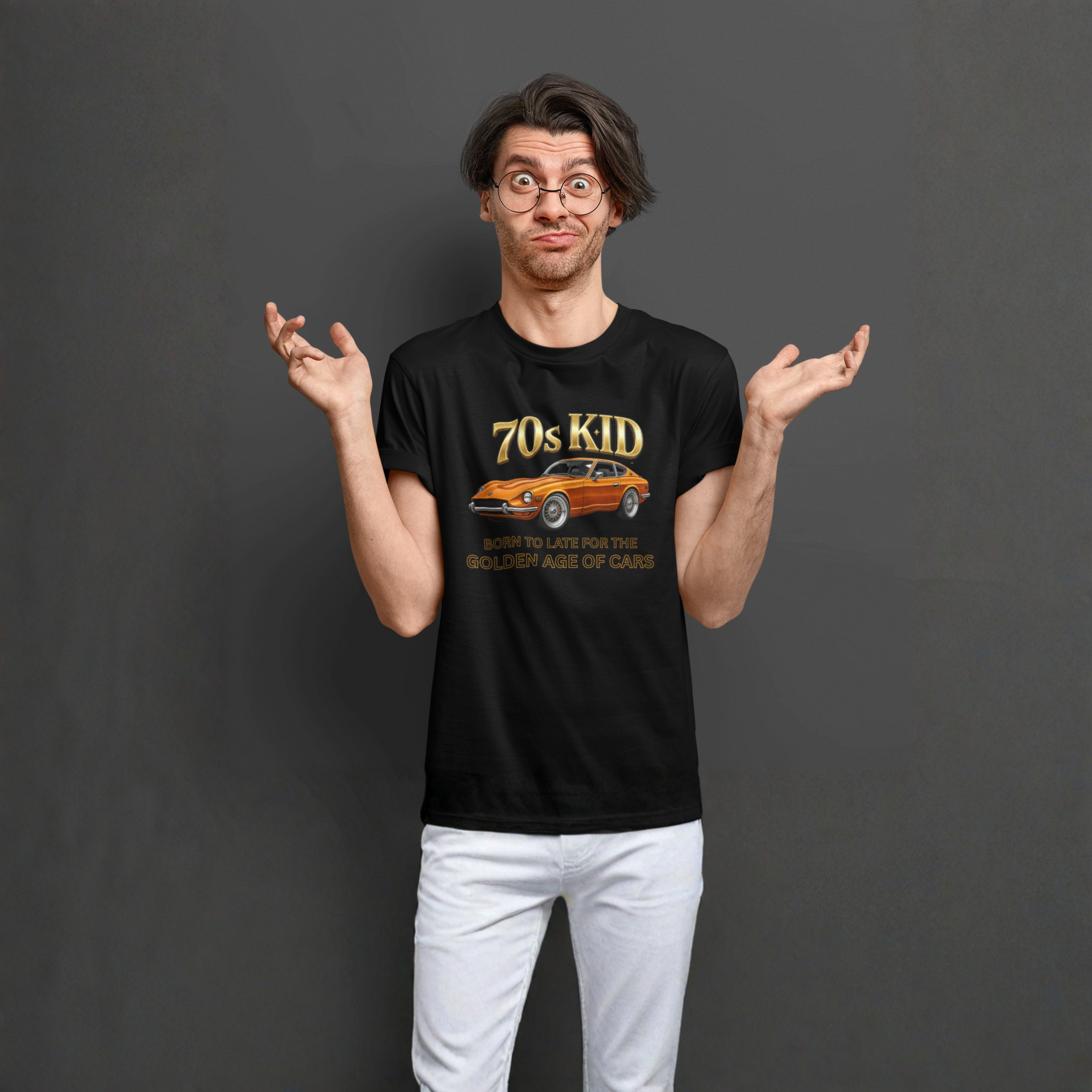 70s Kid Classic Car T-Shirt - Vintage Datsun 240Z Graphic Tee