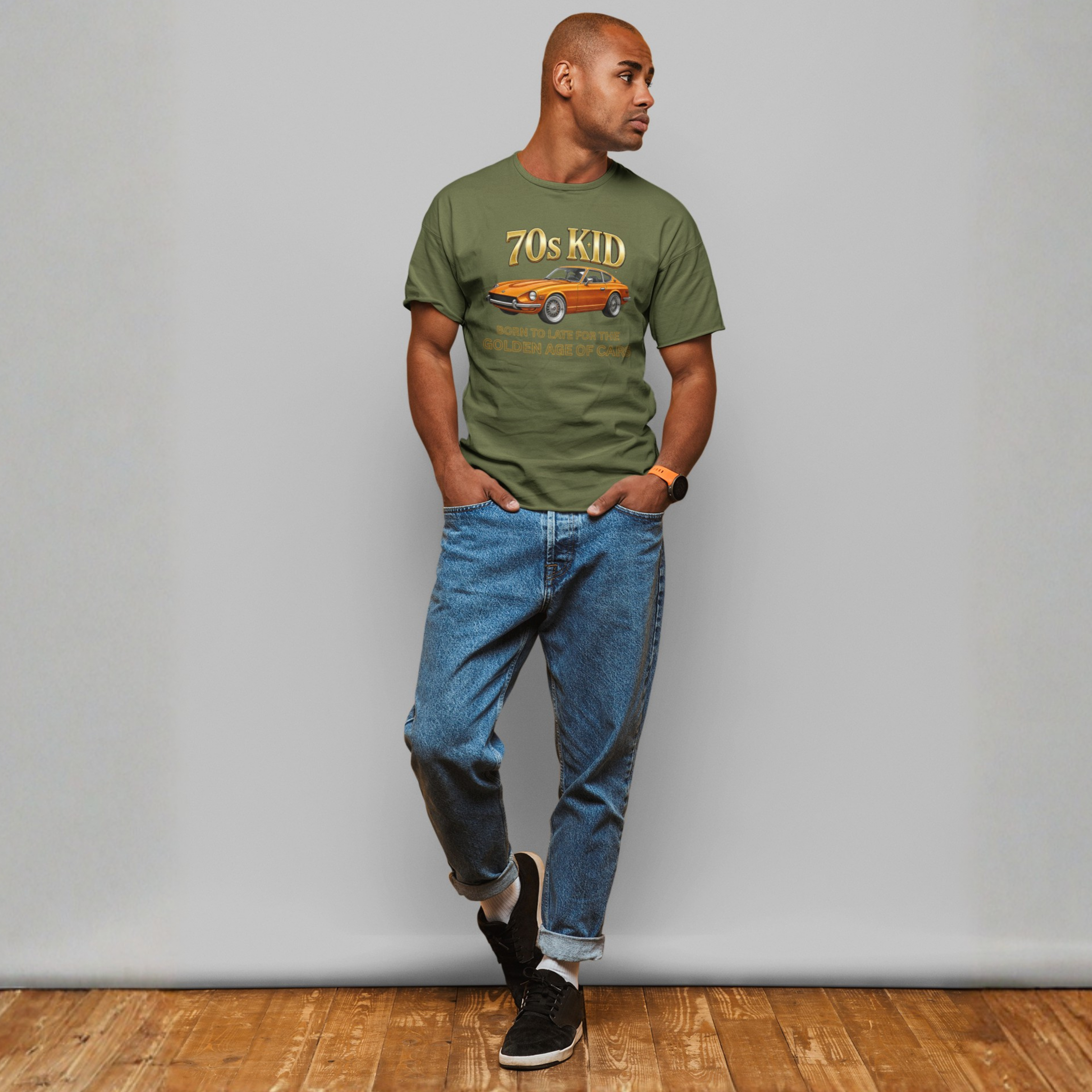 70s Kid Classic Car T-Shirt - Vintage Datsun 240Z Graphic Tee