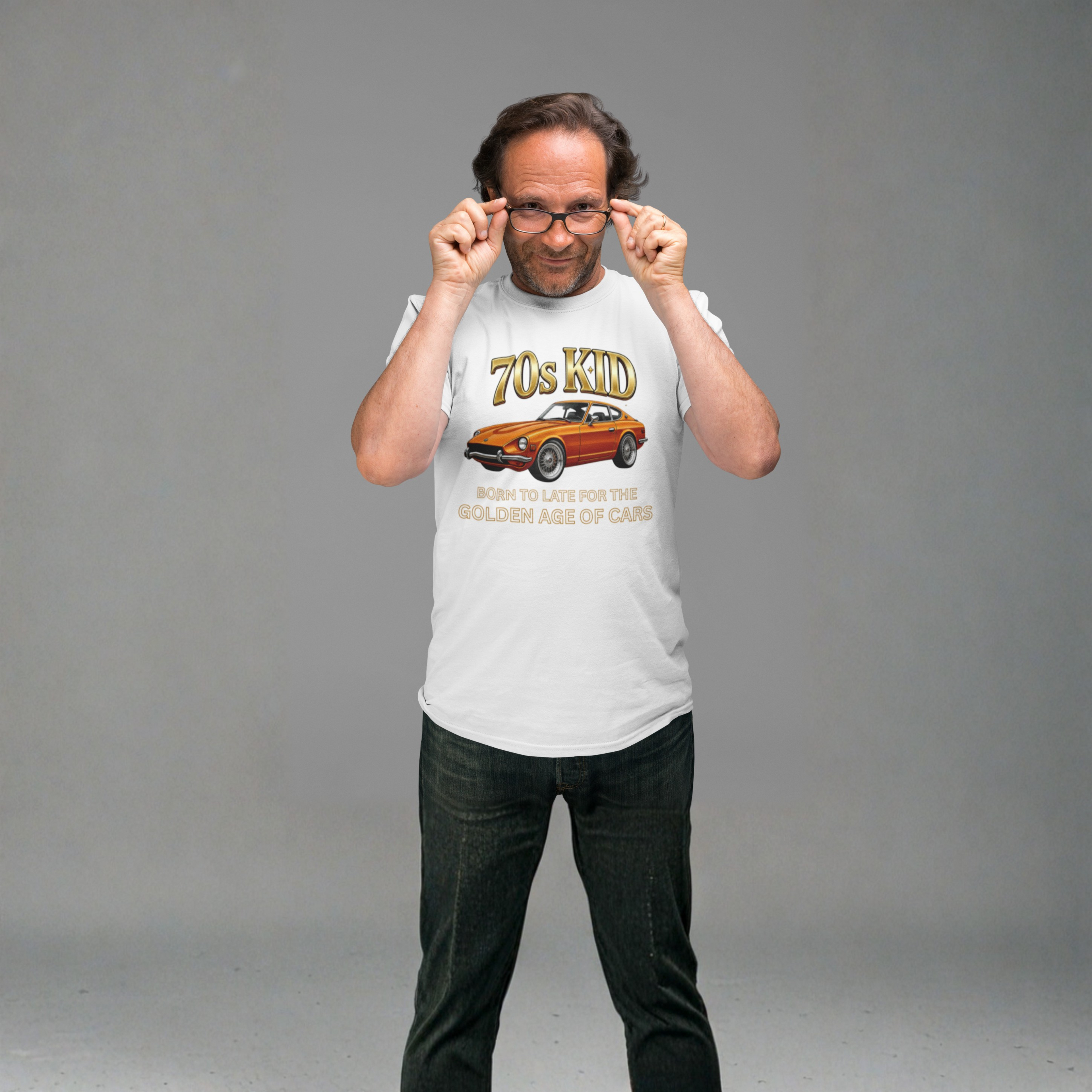70s Kid Classic Car T-Shirt - Vintage Datsun 240Z Graphic Tee