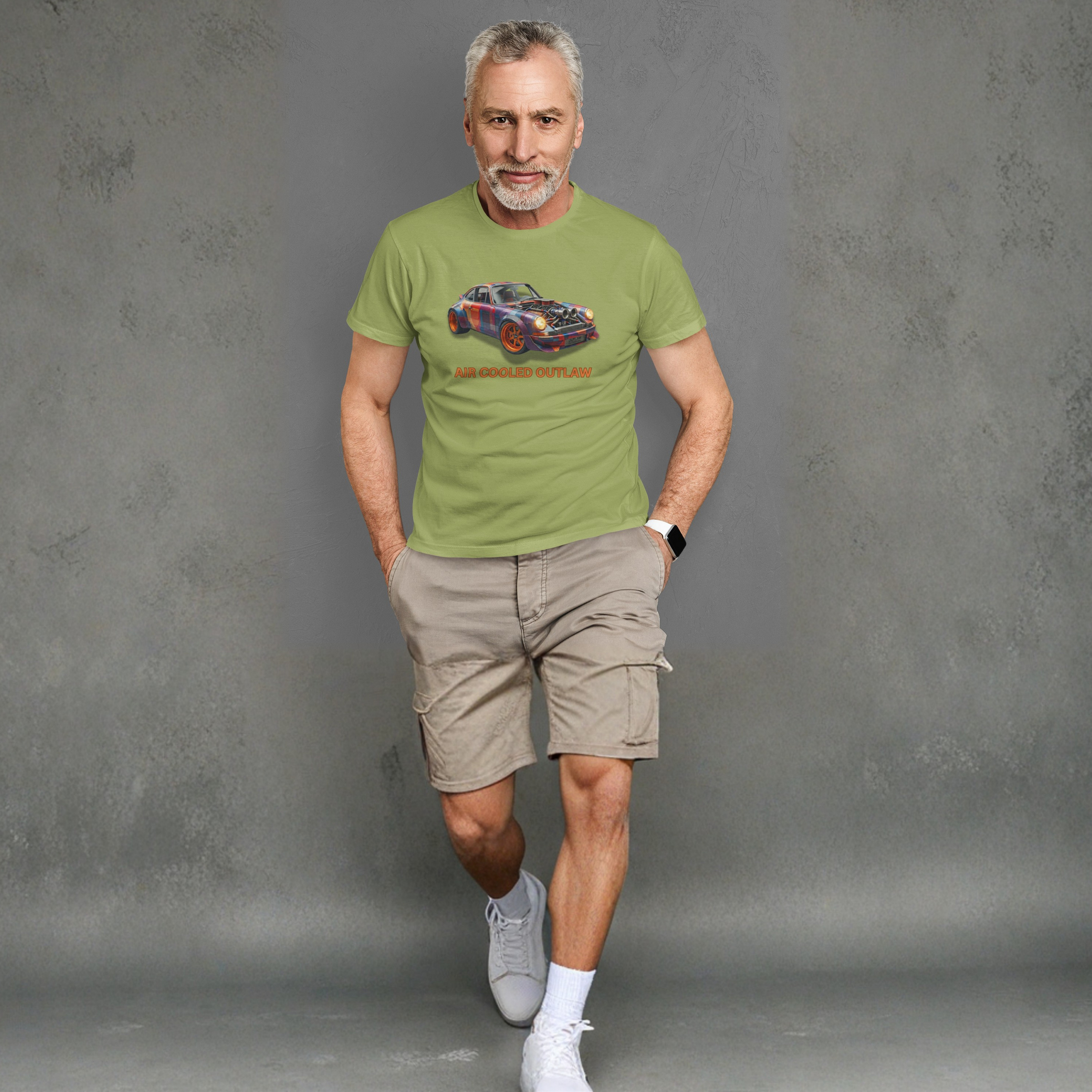 Air Cooled Outlaw T-Shirt - Classic Car Graphic Tee