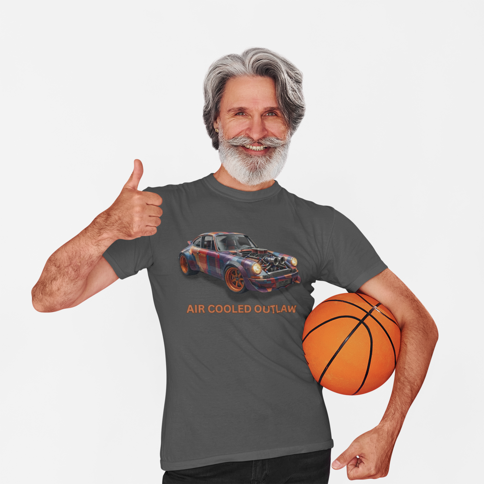 Air Cooled Outlaw T-Shirt - Classic Car Graphic Tee