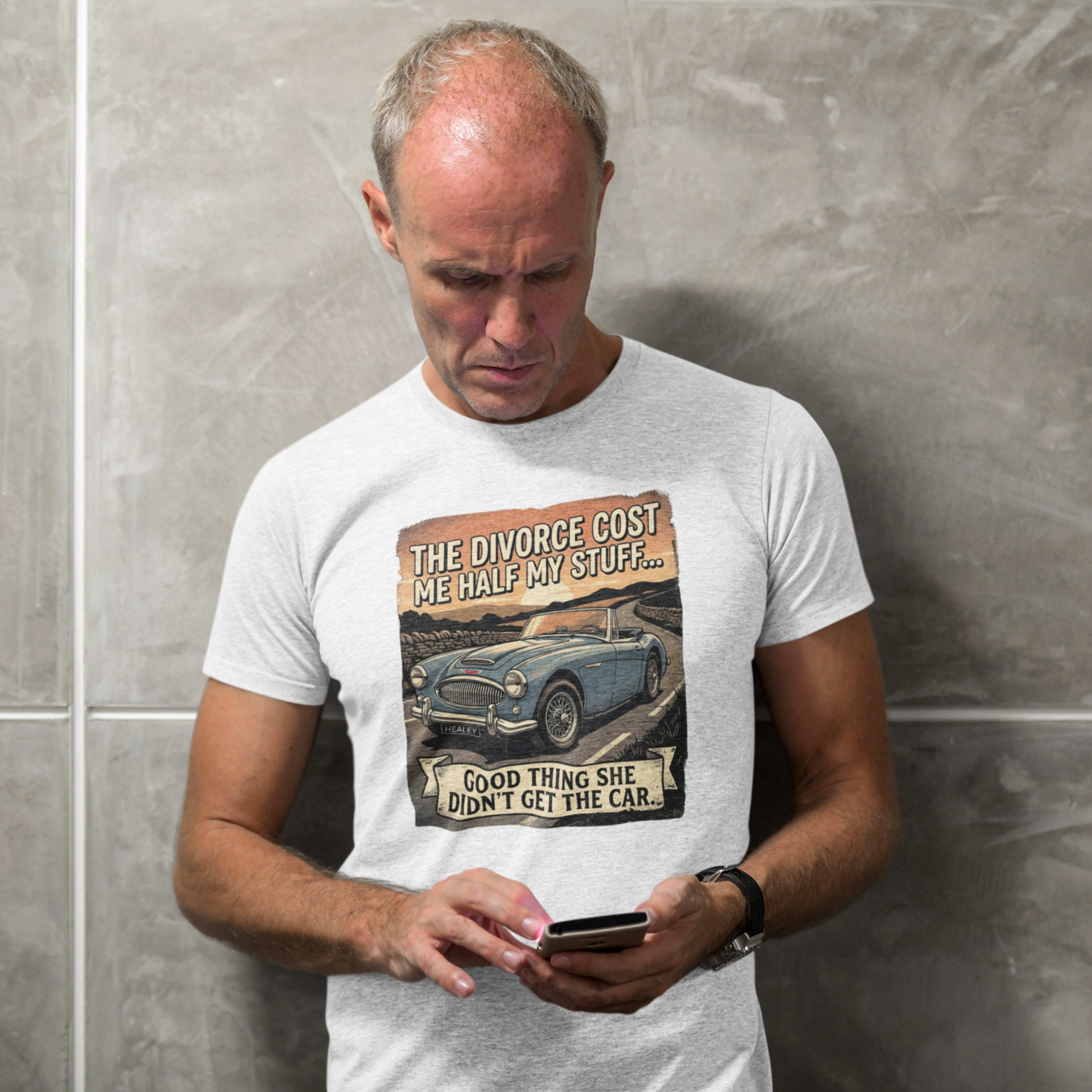 Divorce Car T-Shirt - Funny Classic Car Graphic Tee