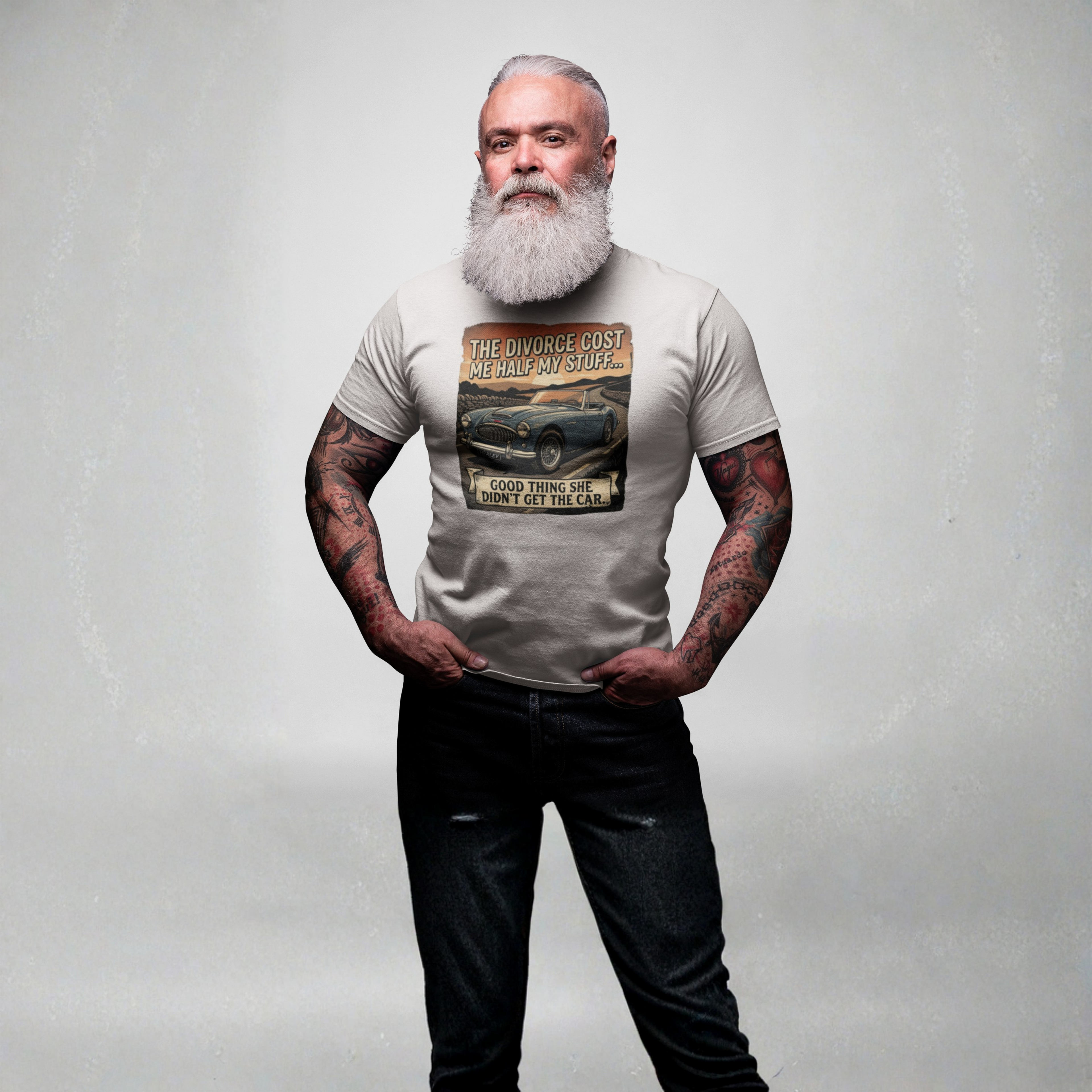 Divorce Car T-Shirt - Funny Classic Car Graphic Tee