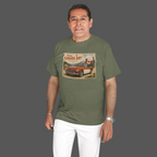 Canada Day Vintage Car T‑Shirt - "Happy Canada Day! Proud to be Canadian"