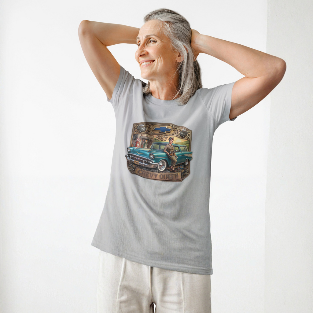 1957 Bel Air T-Shirt - Retro Classic Car Graphic Tee