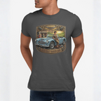 Vintage British Roadster T-Shirt - Classic Sports Car Tee