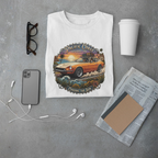 Classic Japanese Sports Coupe Sunset Coast Highway Vintage Tee