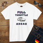 Full Throttle Ahead Tee | Vintage Sports Car Graphic T-Shirt