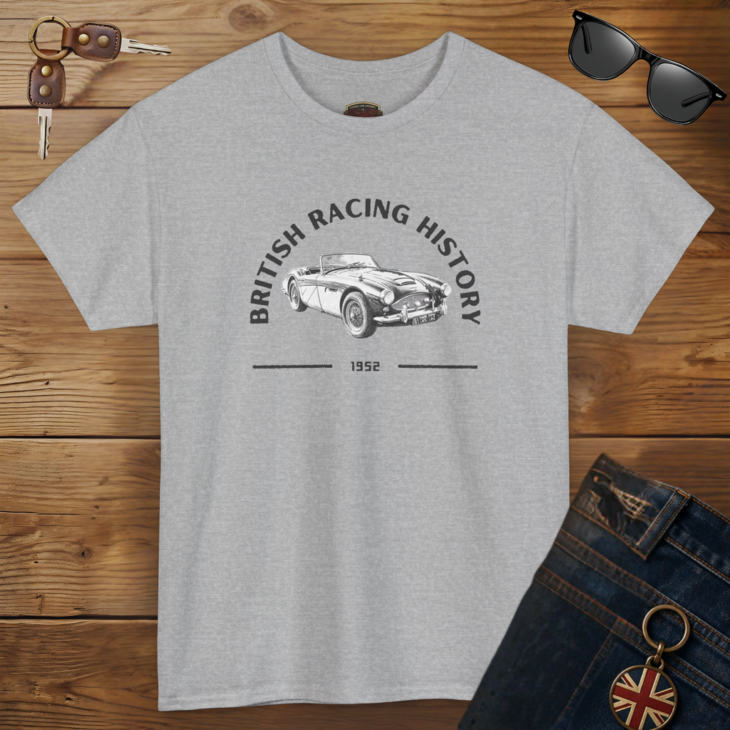 British Racing History Roadster Tee | Vintage Car Shirt