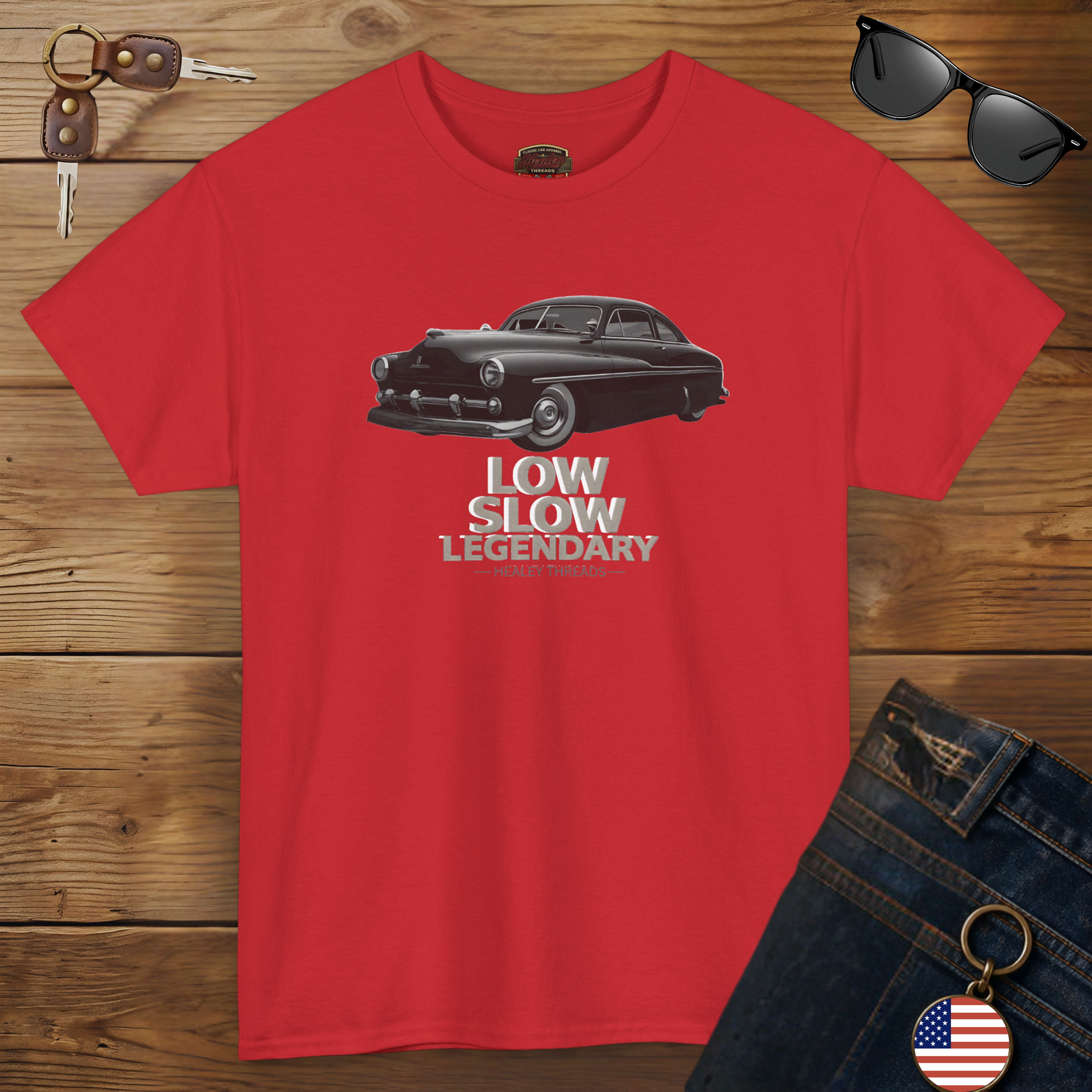 Low Slow Legendary Tee | Classic Lead Sled Car Shirt