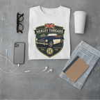 Vintage British Roadster Badge Tee | Classic Racing Shirt