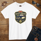 Vintage British Roadster Badge Tee | Classic Racing Shirt