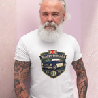 Vintage British Roadster Badge Tee | Classic Racing Shirt