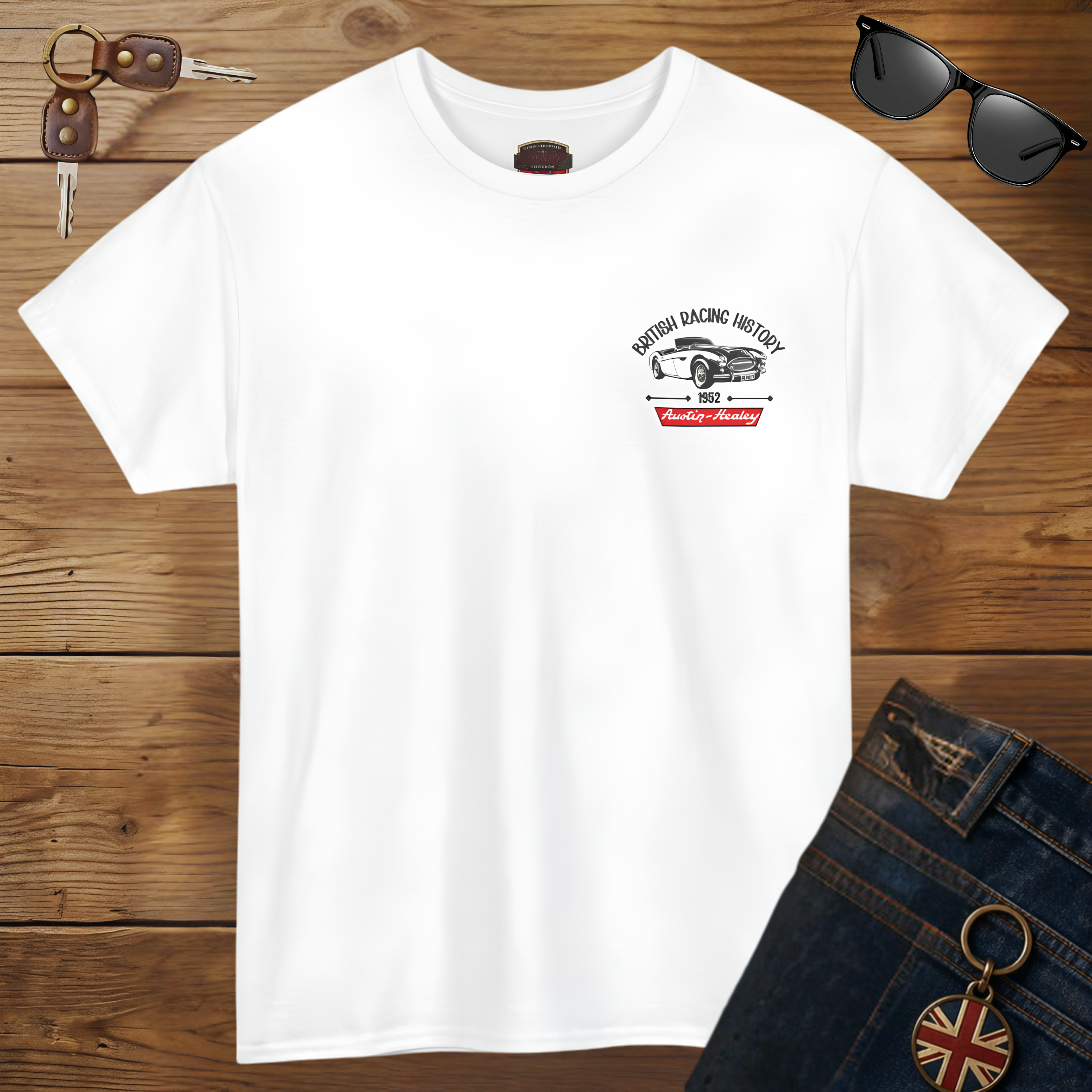 British Racing History Roadster Tee | Vintage Car Shirt