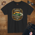 American Muscle Custom Built Tee | Retro Hot Rod Shirt
