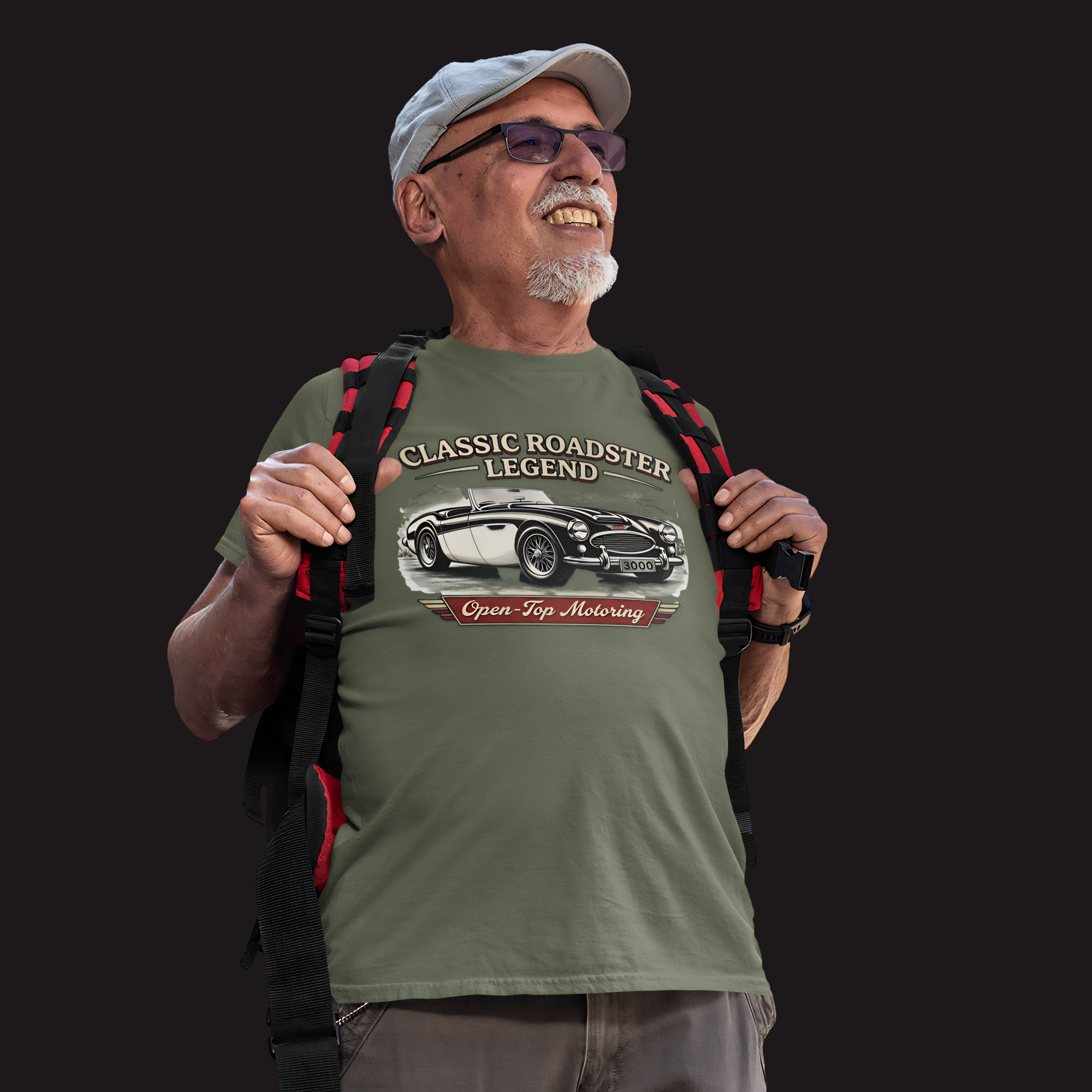 Classic Roadster Legend Tee | Open-Top Motoring Car Shirt