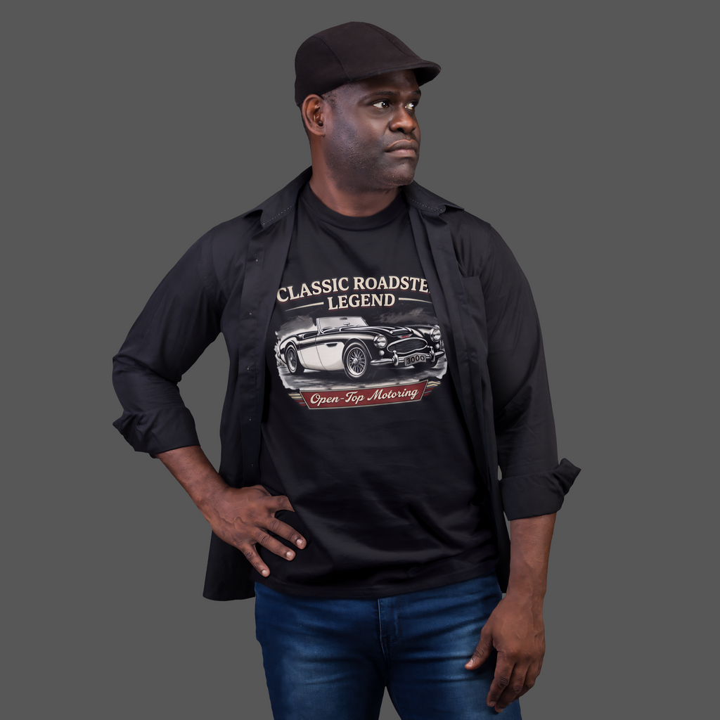 Classic Roadster Legend Tee | Open-Top Motoring Car Shirt