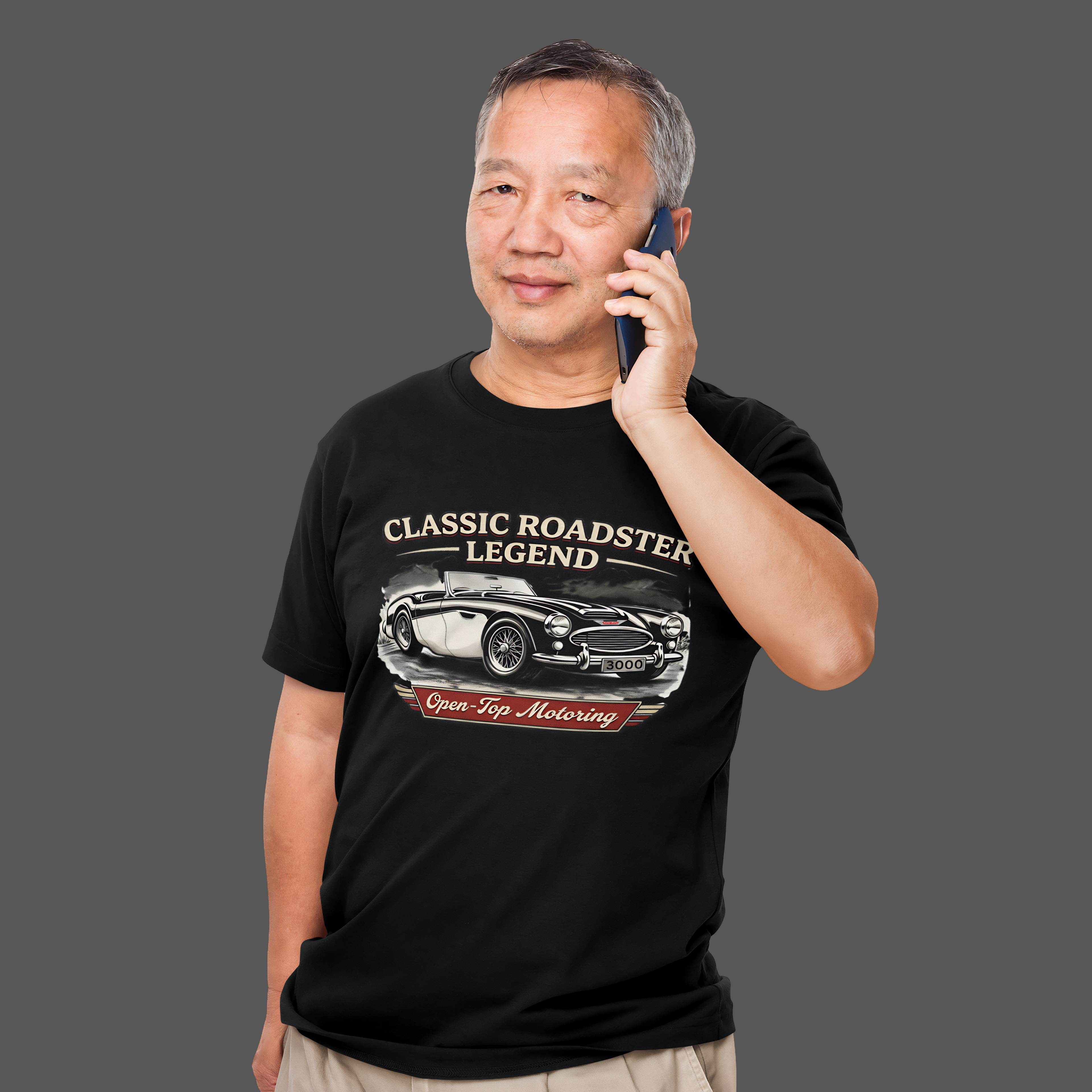 Classic Roadster Legend Tee | Open-Top Motoring Car Shirt