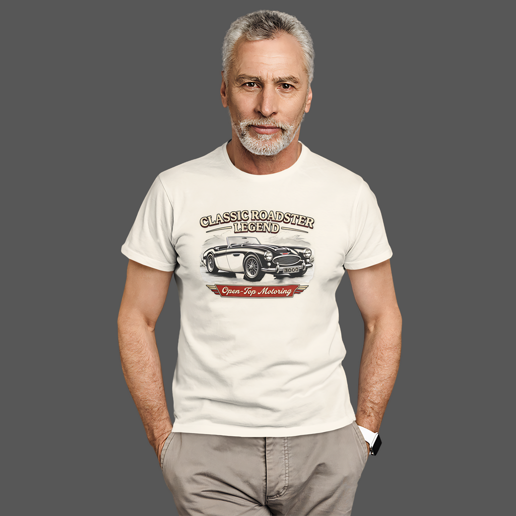Classic Roadster Legend Tee | Open-Top Motoring Car Shirt