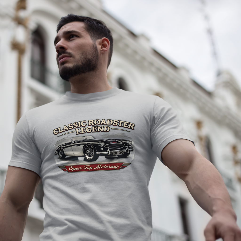 Classic Roadster Legend Tee | Open-Top Motoring Car Shirt