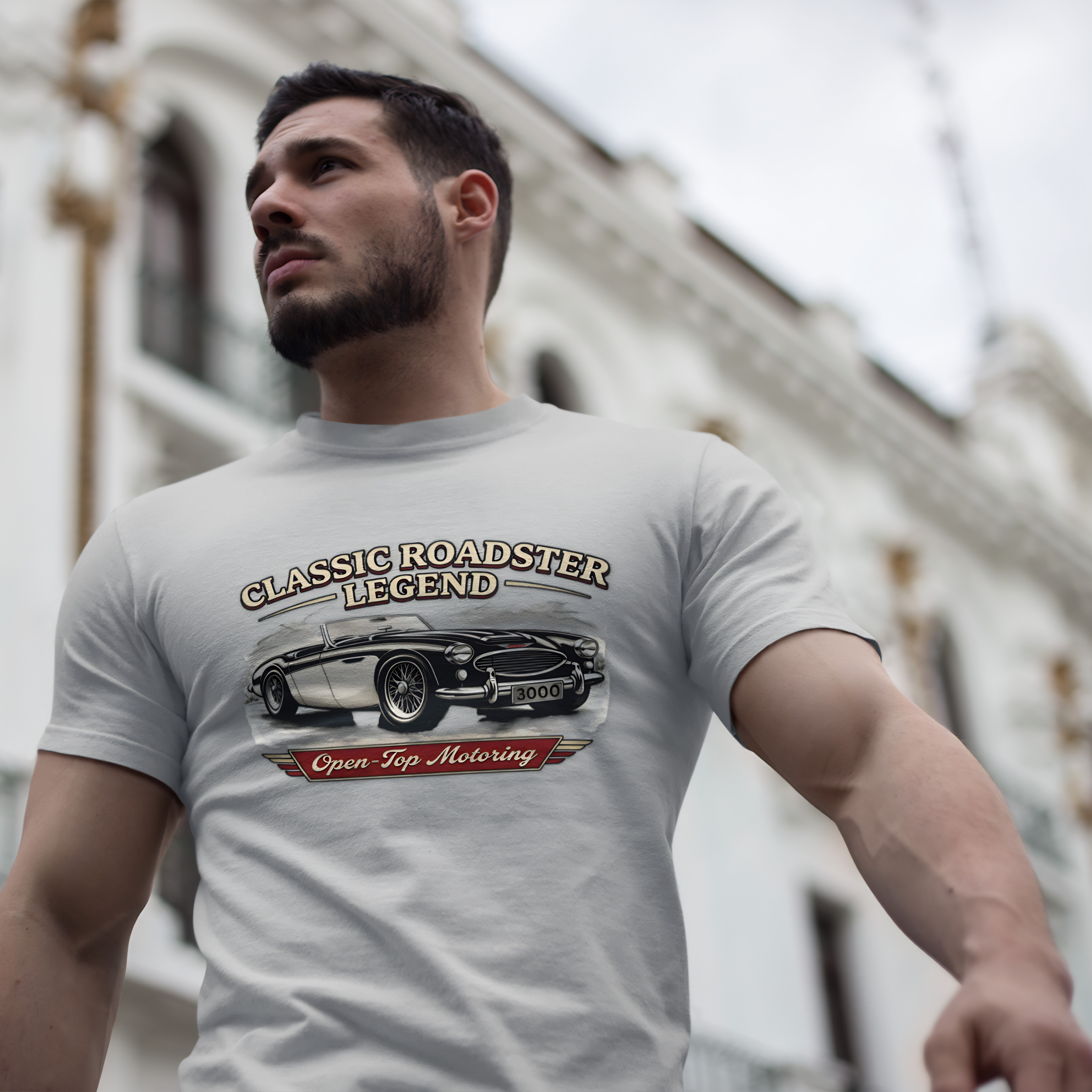 Classic Roadster Legend Tee | Open-Top Motoring Car Shirt