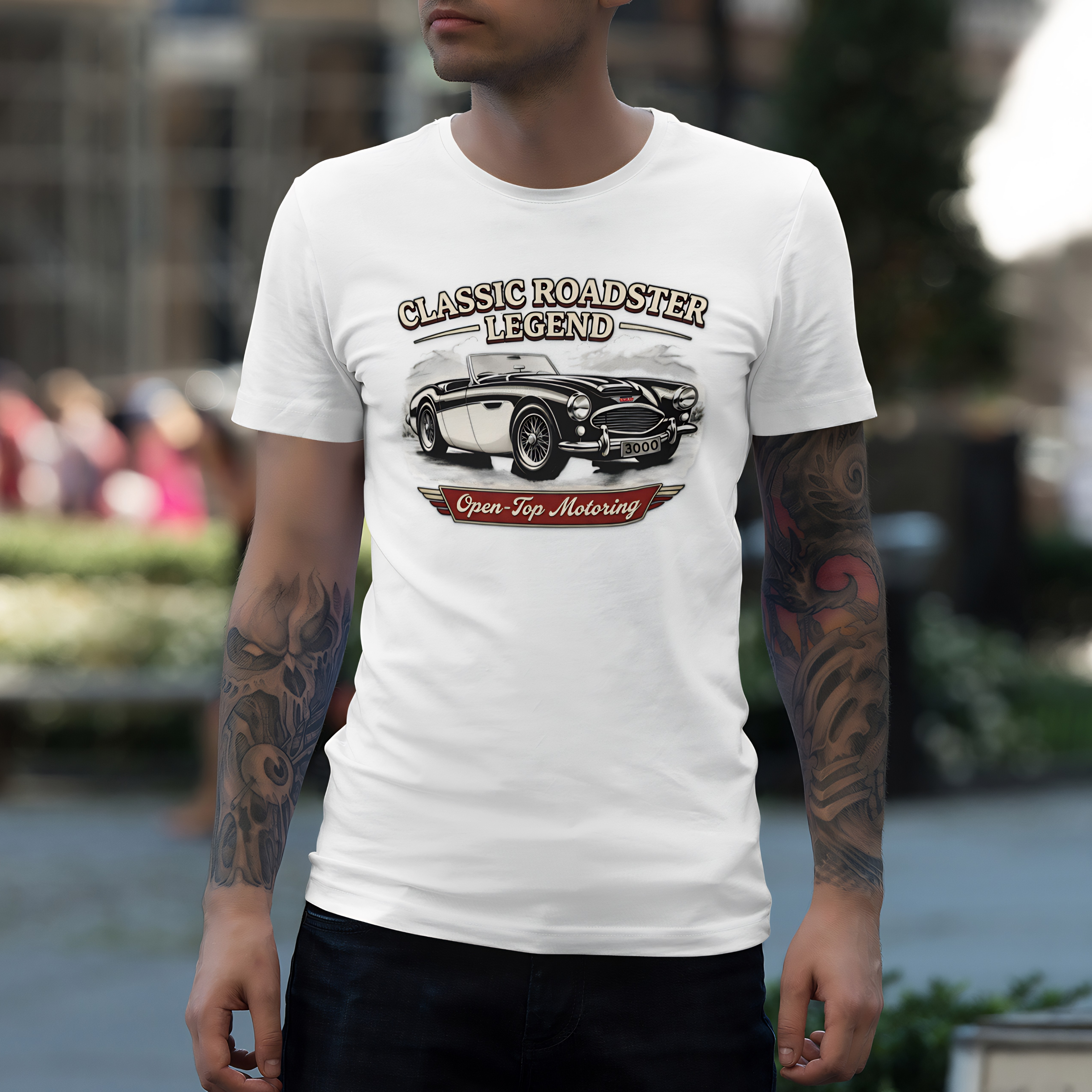 Classic Roadster Legend Tee | Open-Top Motoring Car Shirt