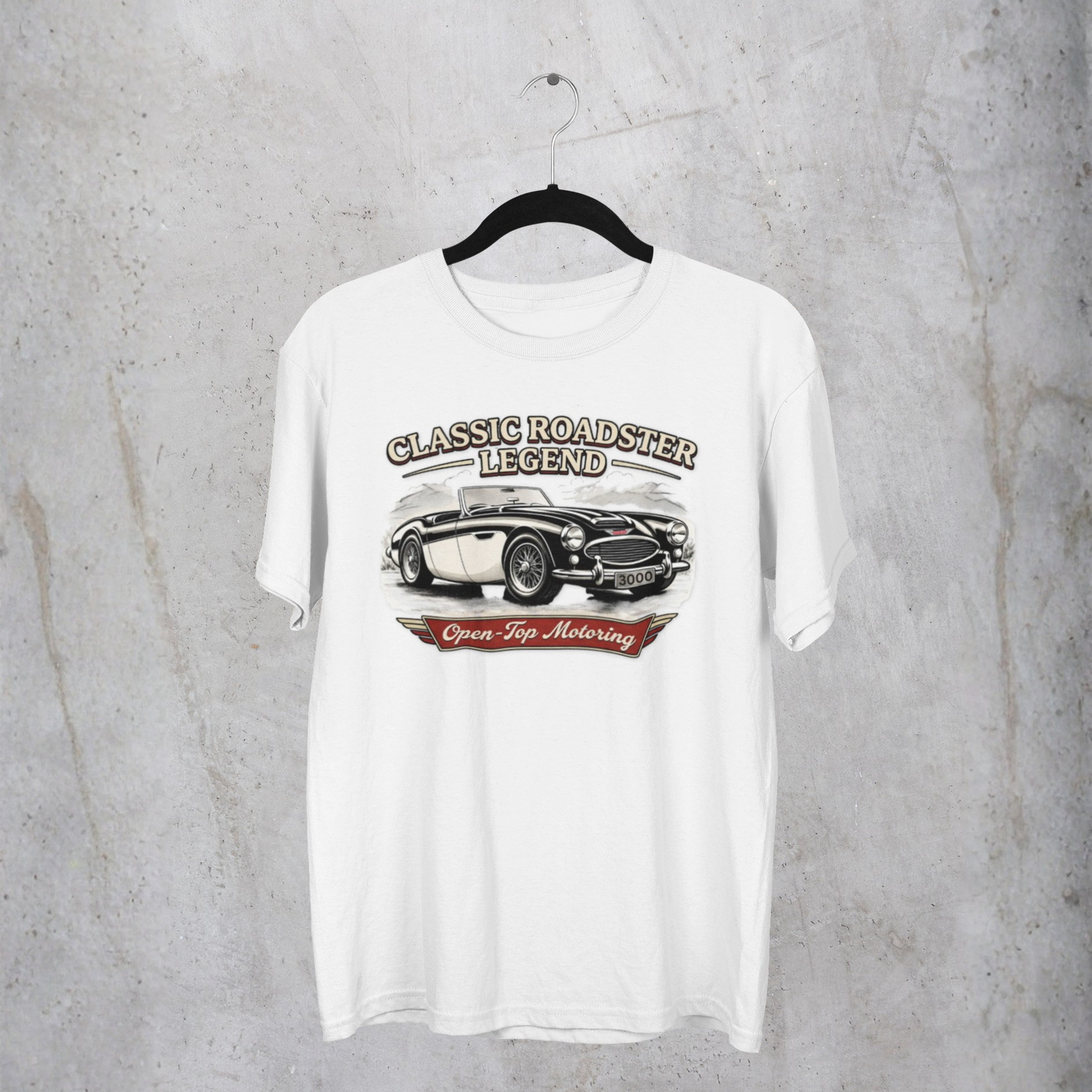 Classic Roadster Legend Tee | Open-Top Motoring Car Shirt
