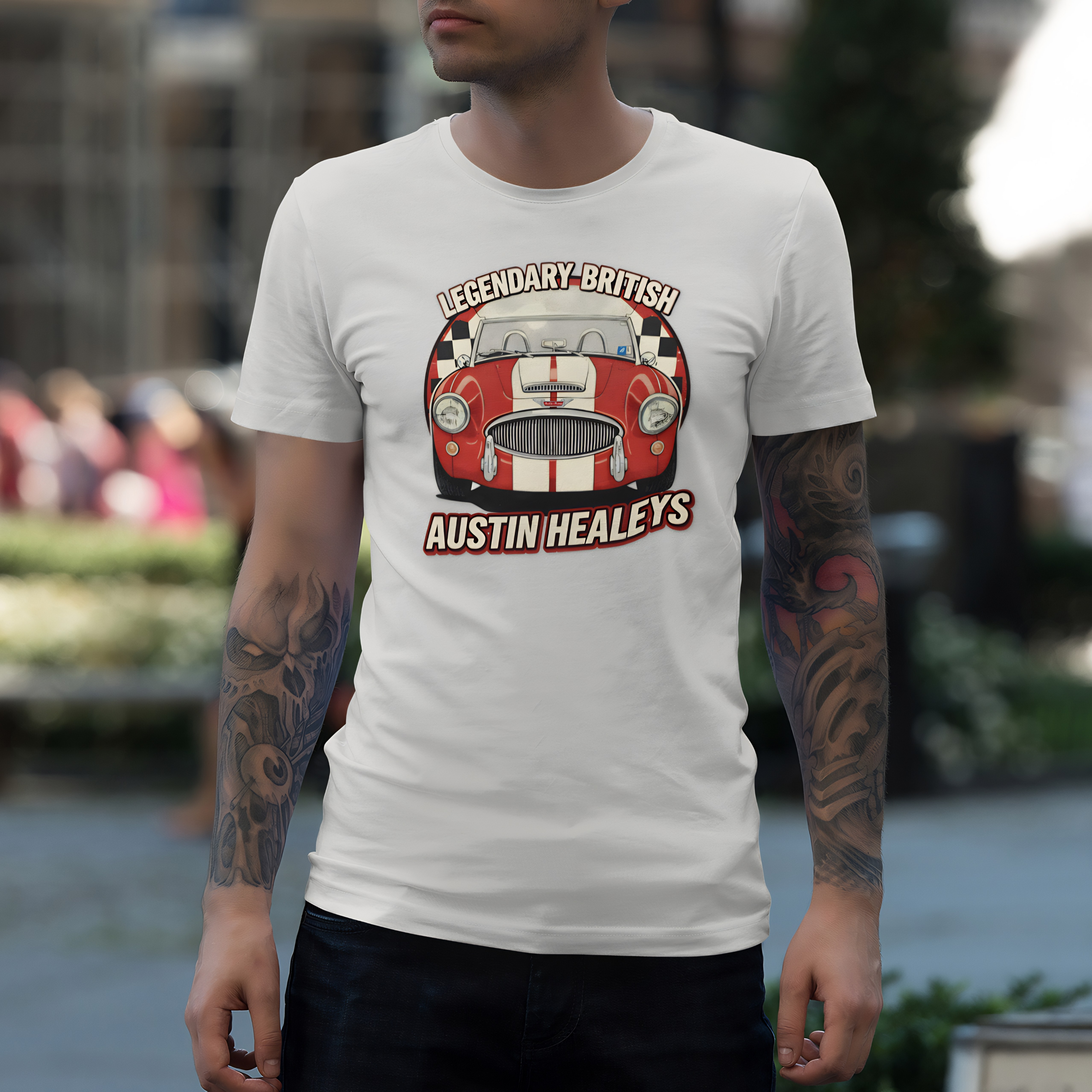 Legendary British Roadster Tee | Classic Racing Car Shirt