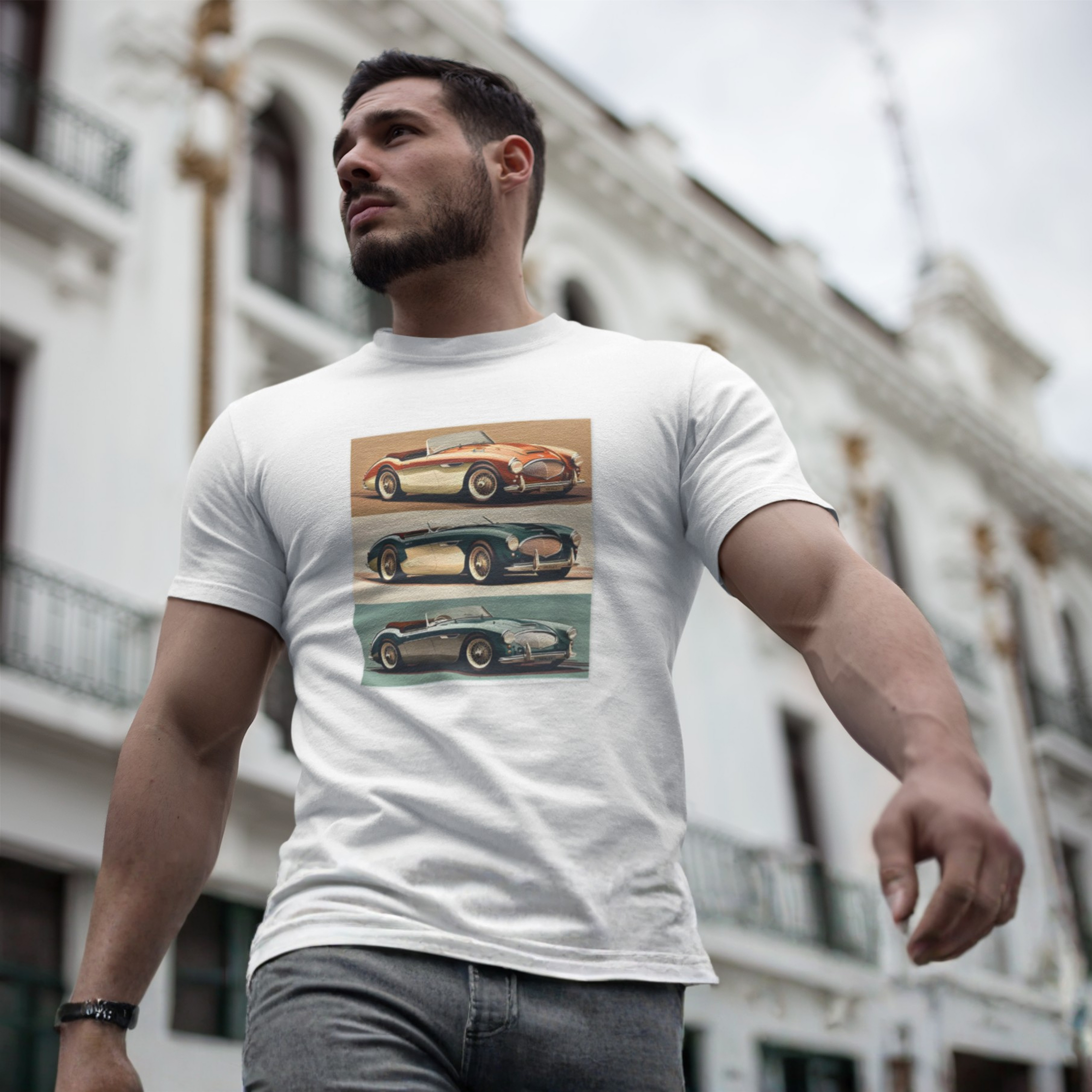 Vintage Roadster Sports Car Tee | Classic British Car Gift
