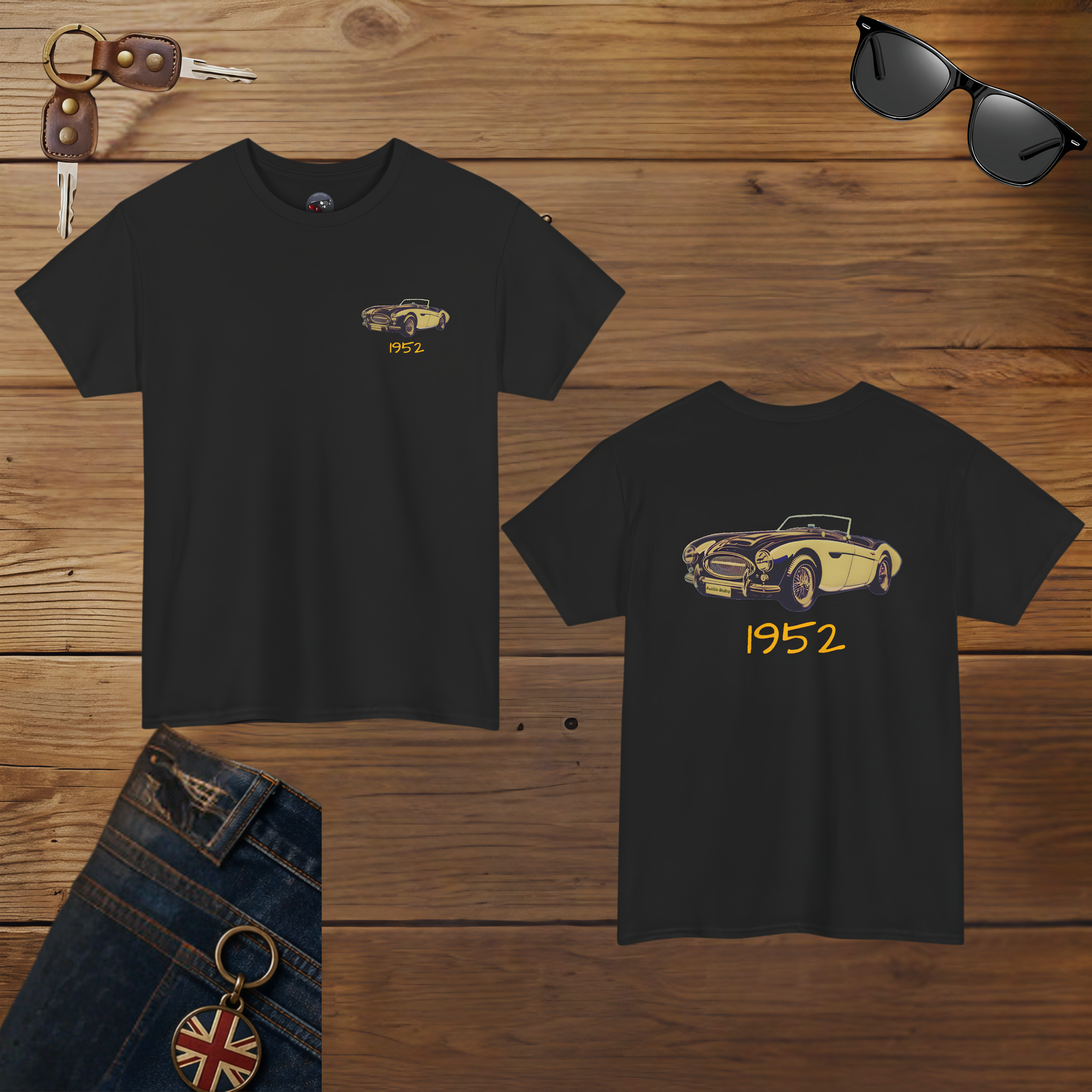 Vintage Roadster 1952 Tee | Classic British Sports Car Gift