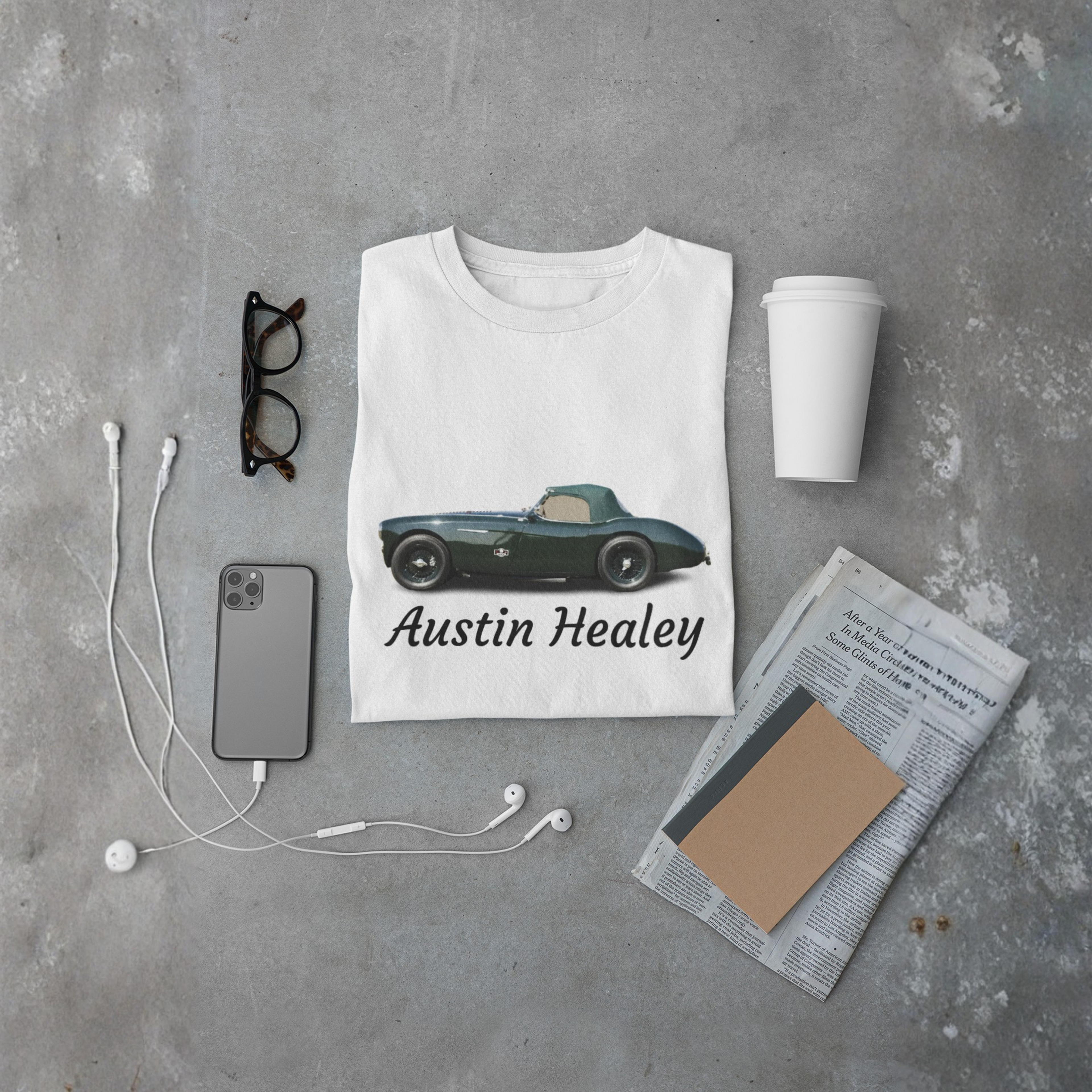 Classic British Roadster Tee | Vintage Sports Car Gift