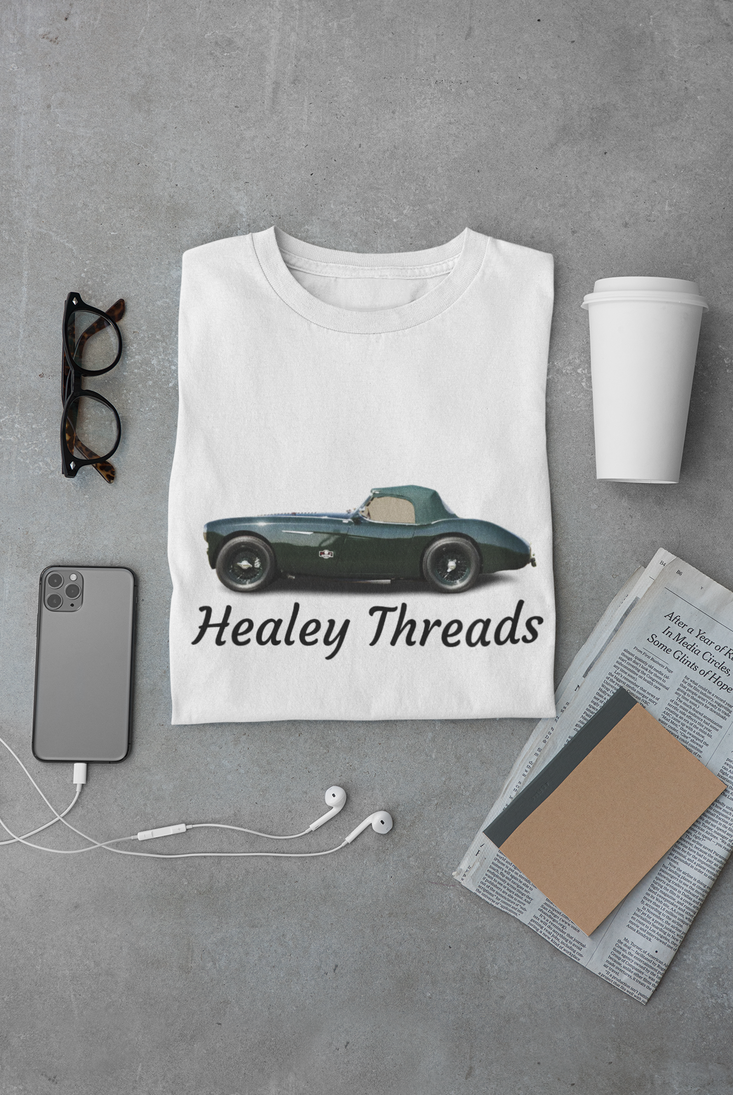 Classic British Roadster Tee | Vintage Sports Car Gift